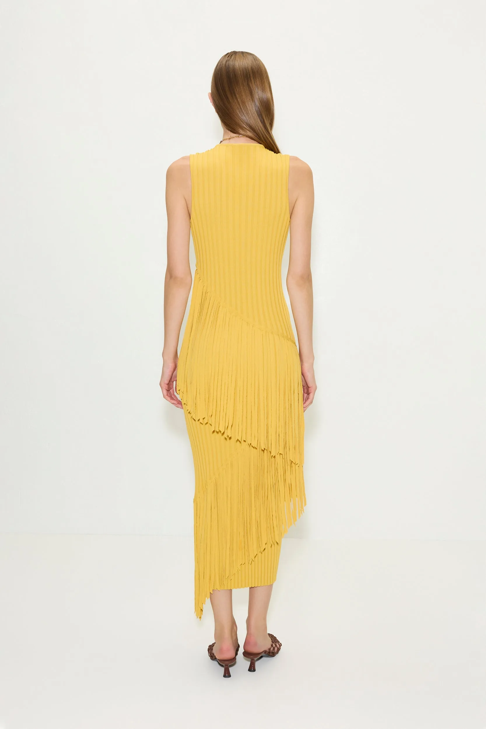 Spiral Dress in Butter sold by Simon Miller product image thumbnail 4