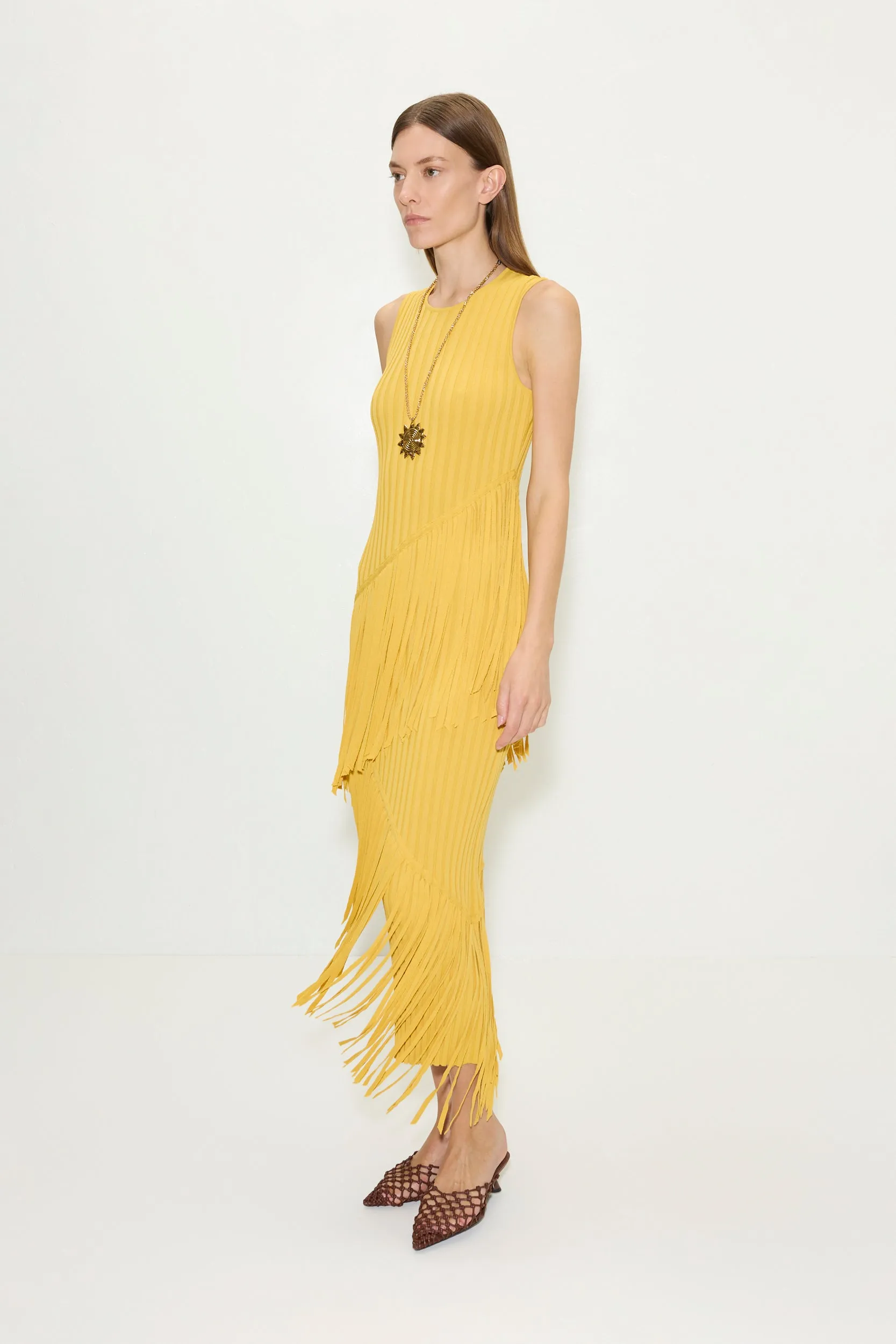 Spiral Dress in Butter sold by Simon Miller product image thumbnail 3