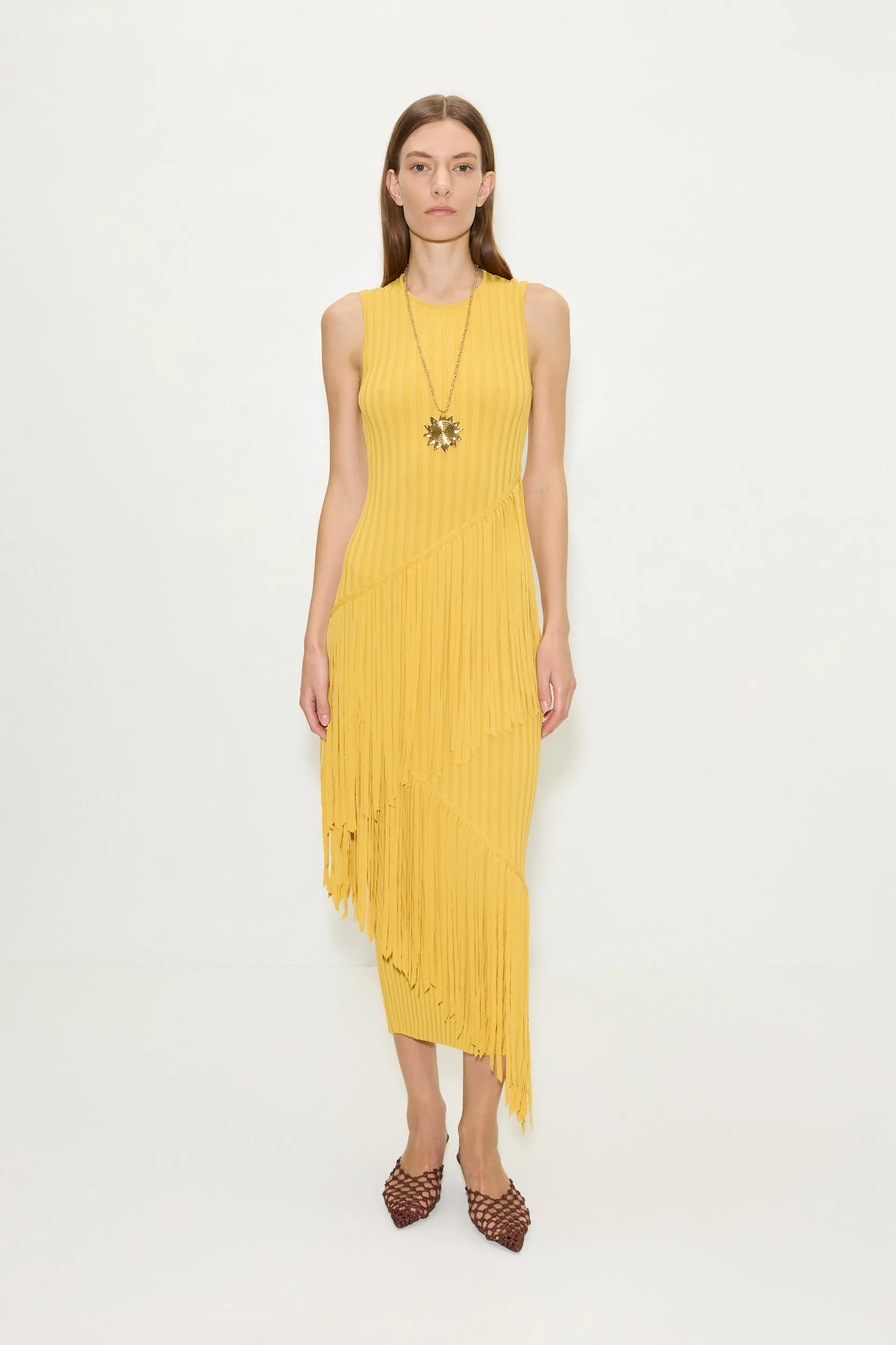 Spiral Dress in Butter sold by Simon Miller product image thumbnail 2