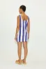 Sahara Striped Denim Dress in Ink/Ecru Stripe sold by Simon Miller
