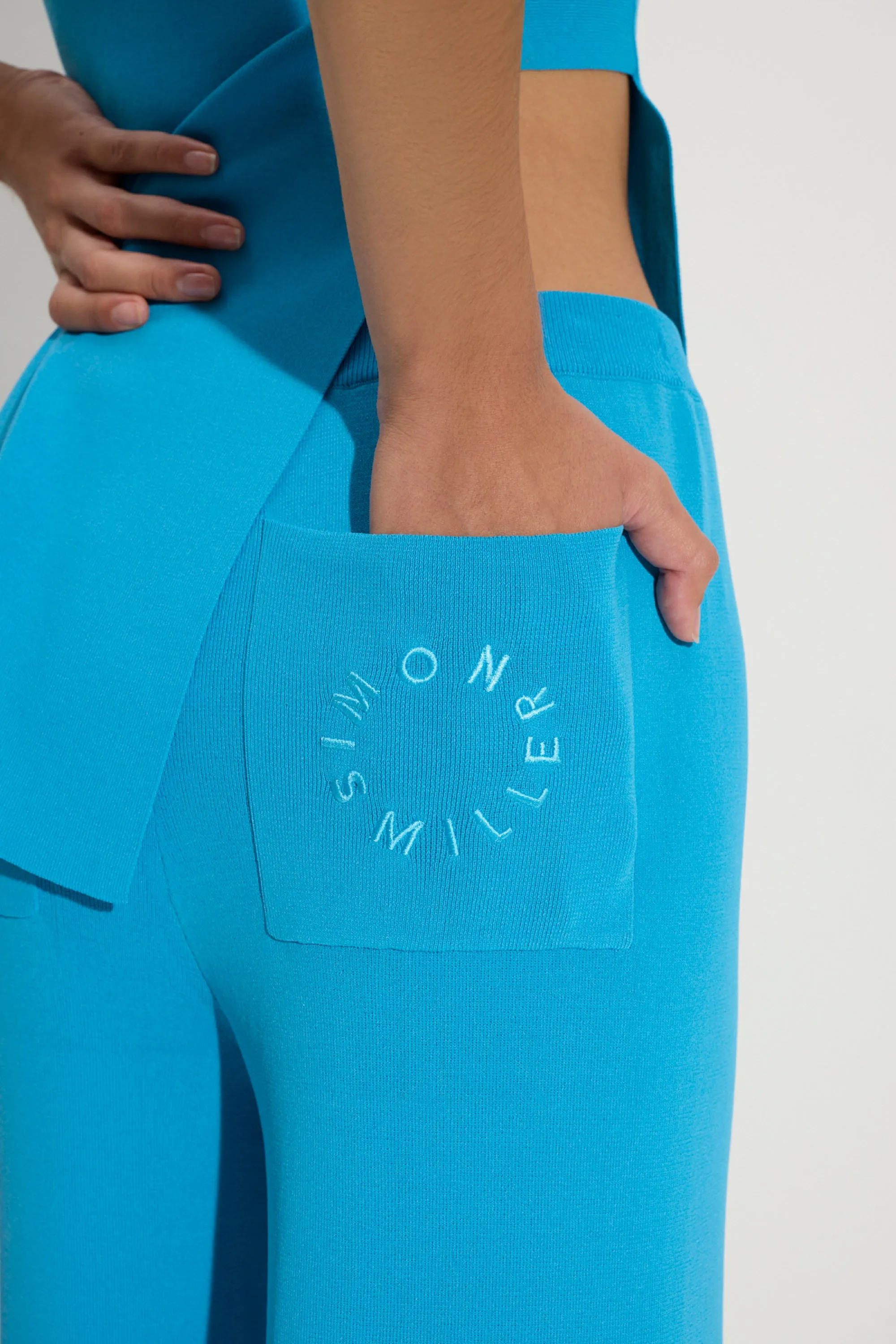 Knits By Jabber Pant in Panama Blue sold by Simon Miller product image thumbnail 5