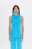 Knits By Canoga Top in Panama Blue sold by Simon Miller