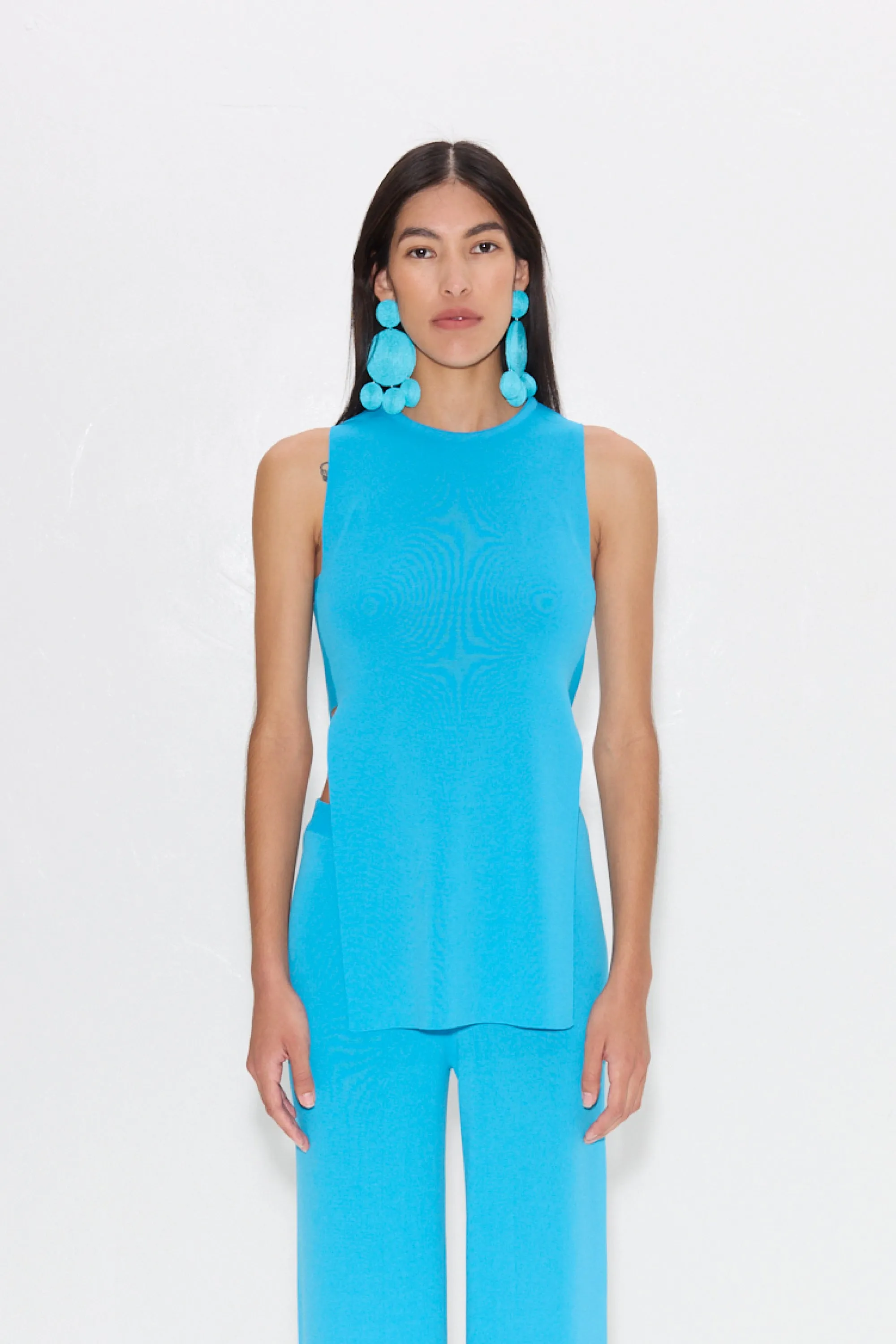 Knits By Canoga Top in Panama Blue sold by Simon Miller product image thumbnail 3