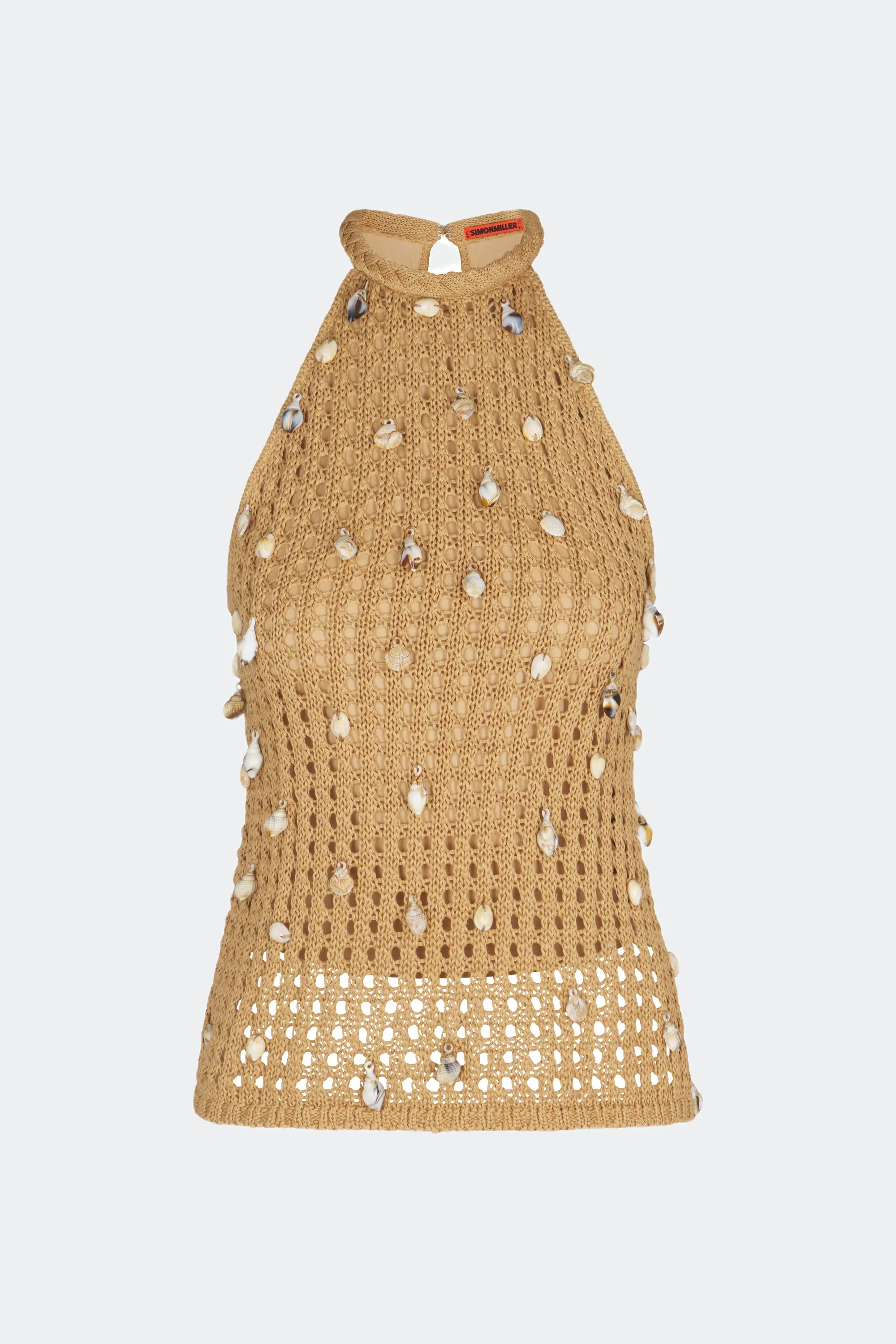 Bahi Crochet Top in Natural sold by Simon Miller product image thumbnail 2