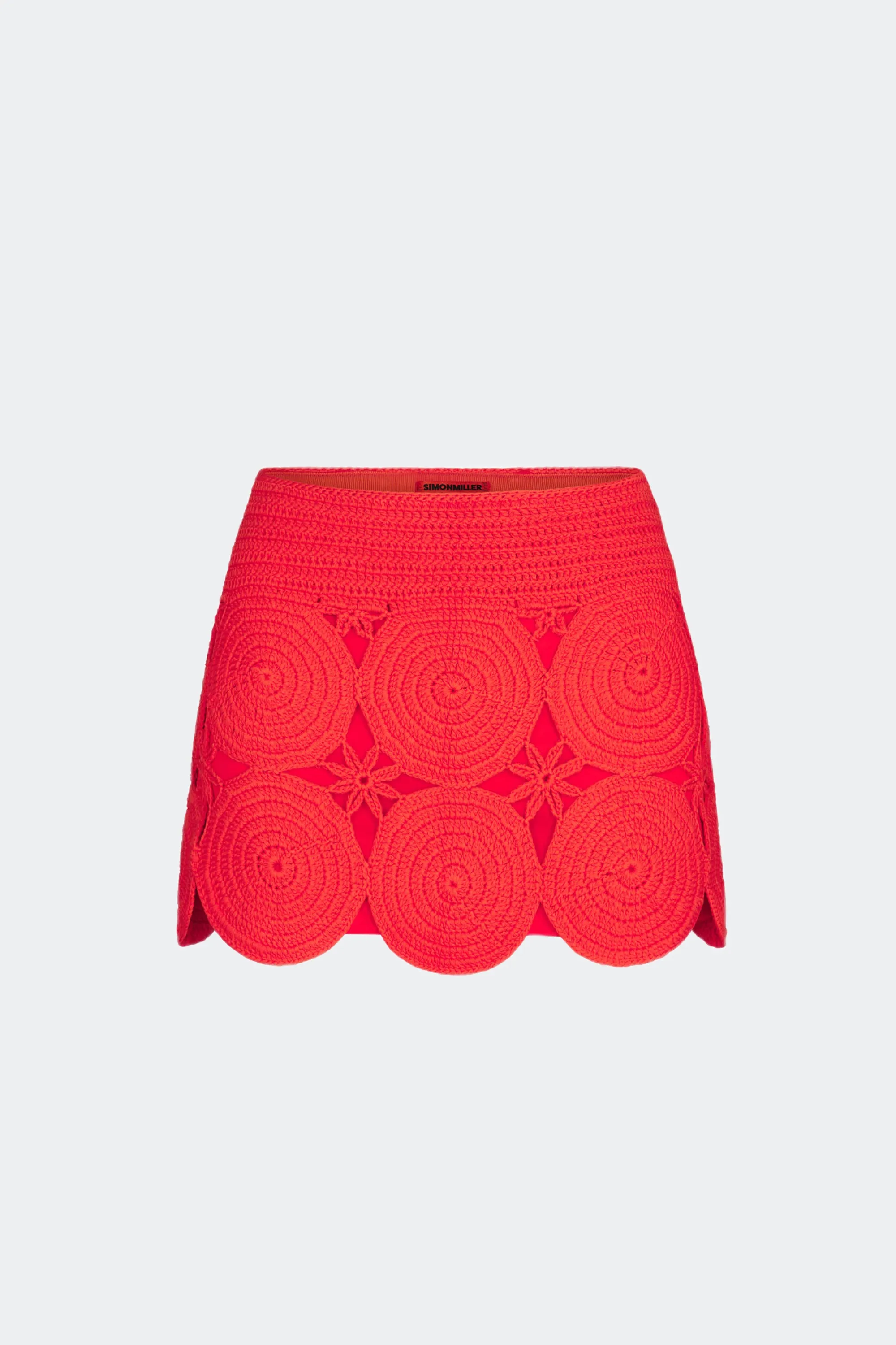 Beep Beep Mini Skirt in Coral Red sold by Simon Miller product image thumbnail 2