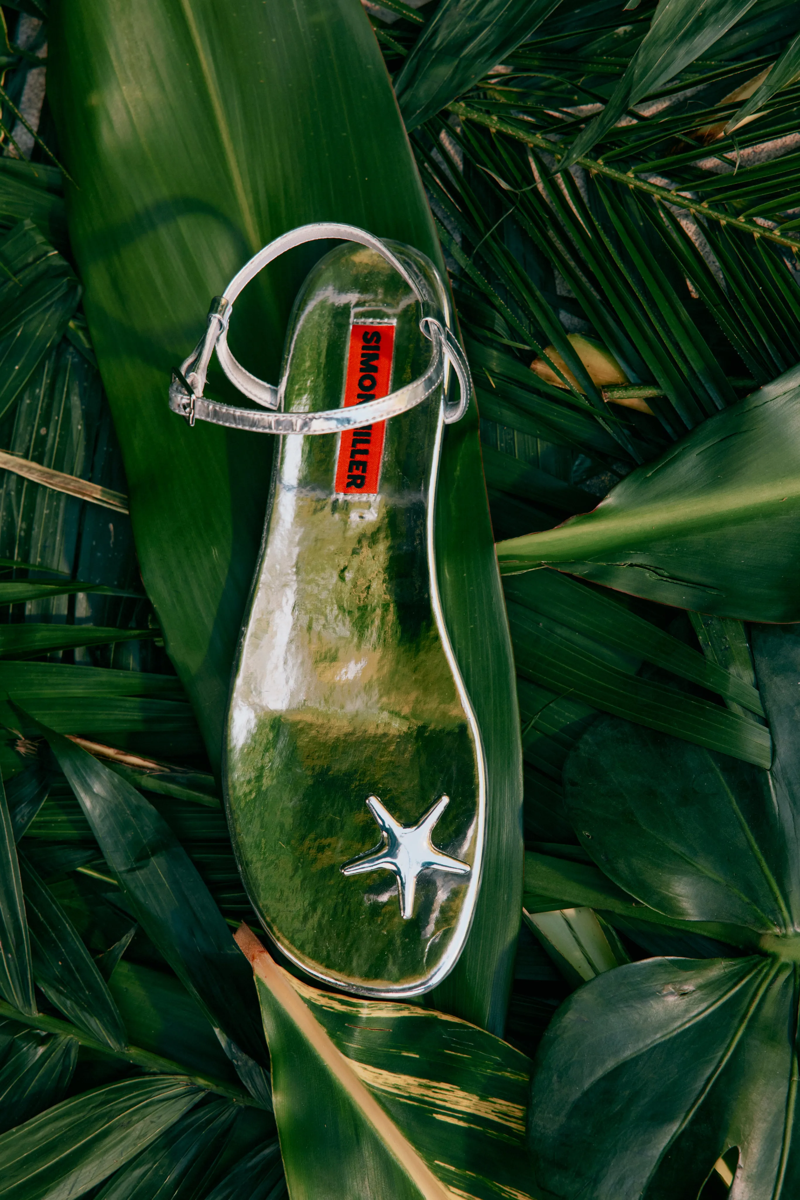 Starfish Sandal In Silver sold by Simon Miller