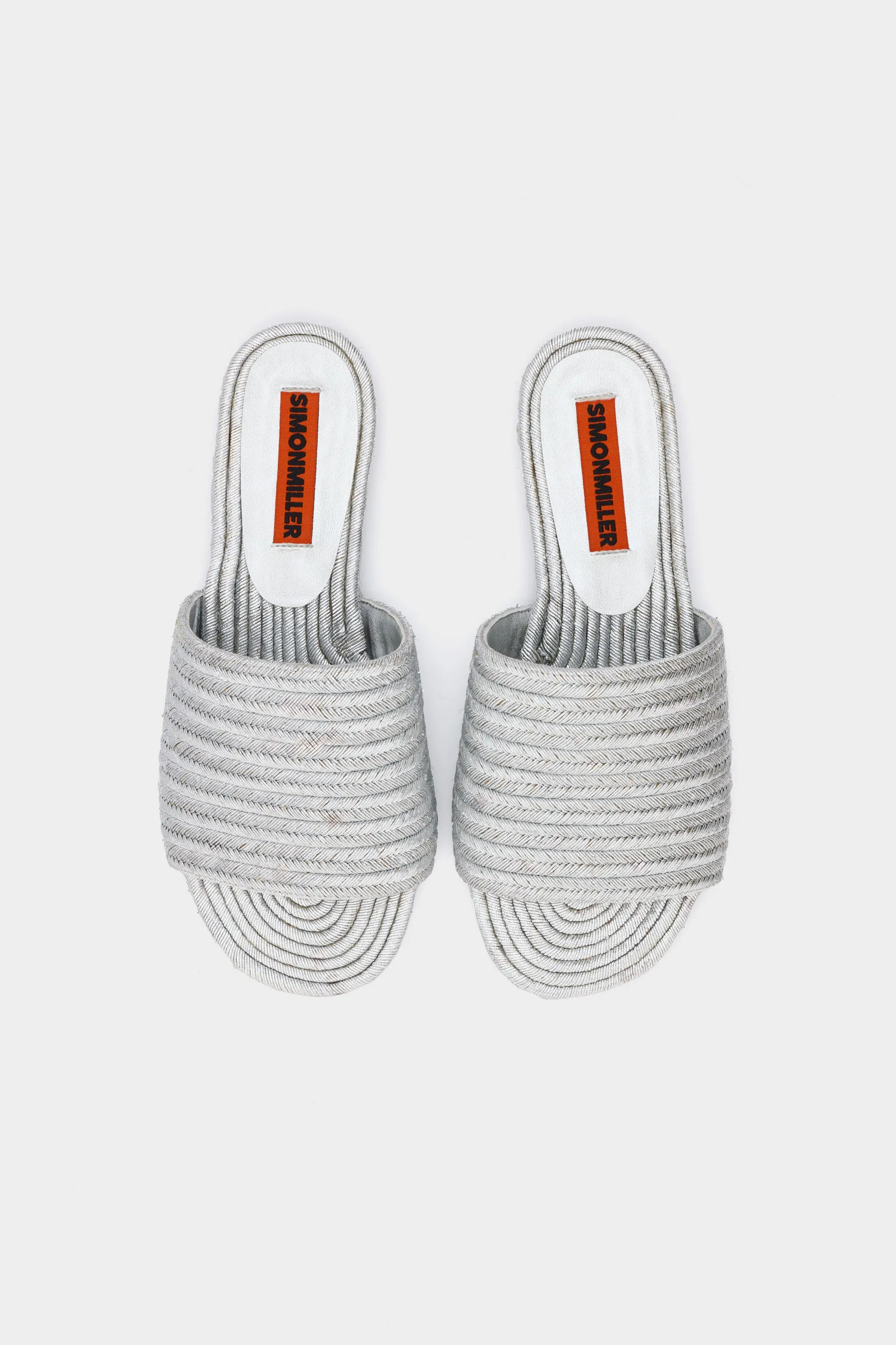 Verano Espadrille Sandal In Silver sold by Simon Miller product image thumbnail 2