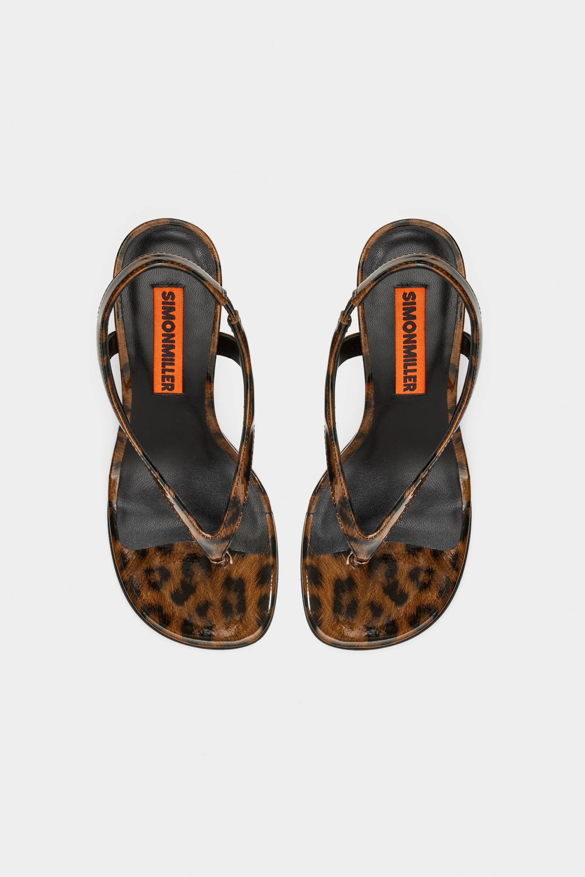 Beep Thong Wedge In Cheetah sold by Simon Miller product image thumbnail 2