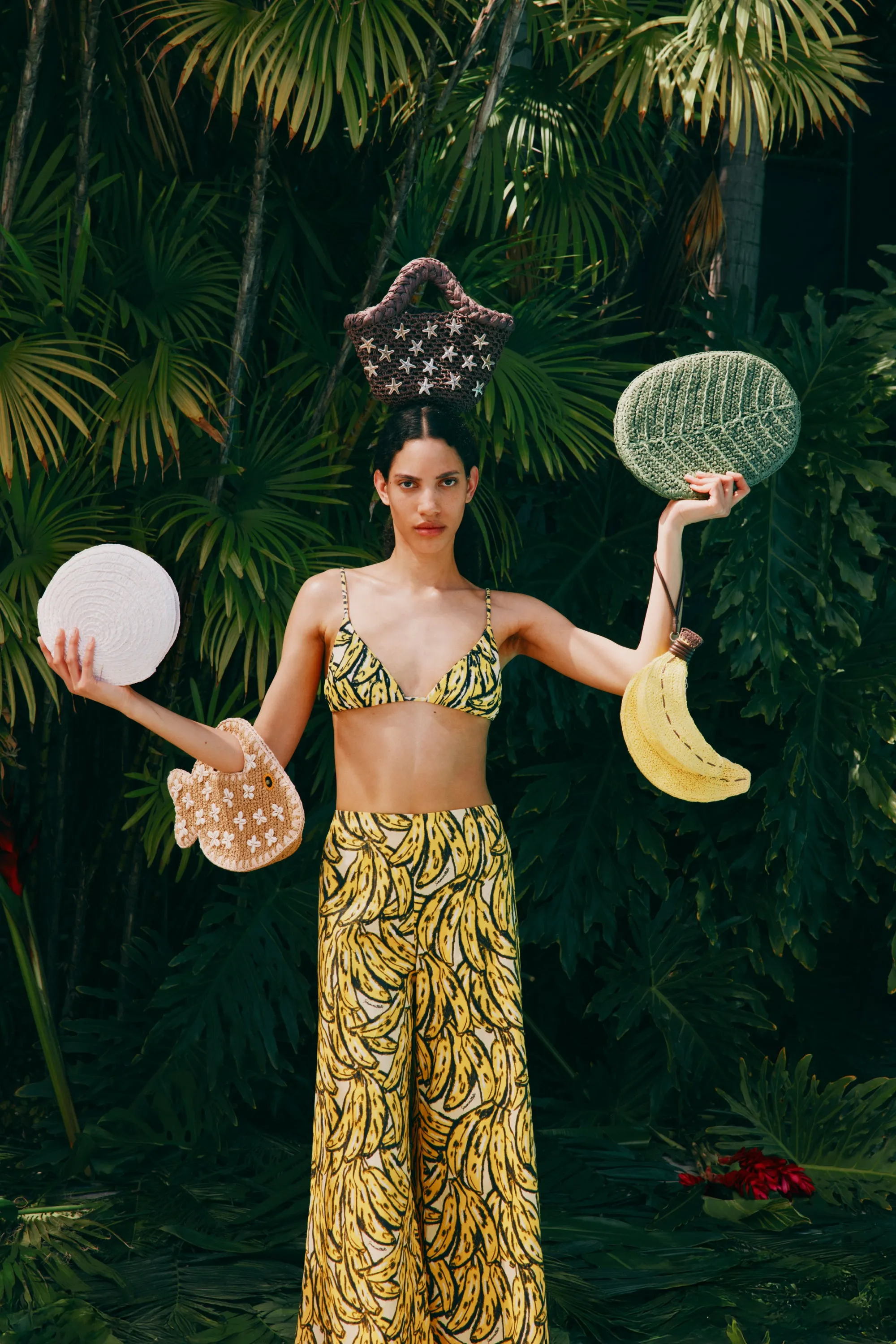 Starfish Mercado Bag In Chocolate/Silver sold by Simon Miller product image thumbnail 3