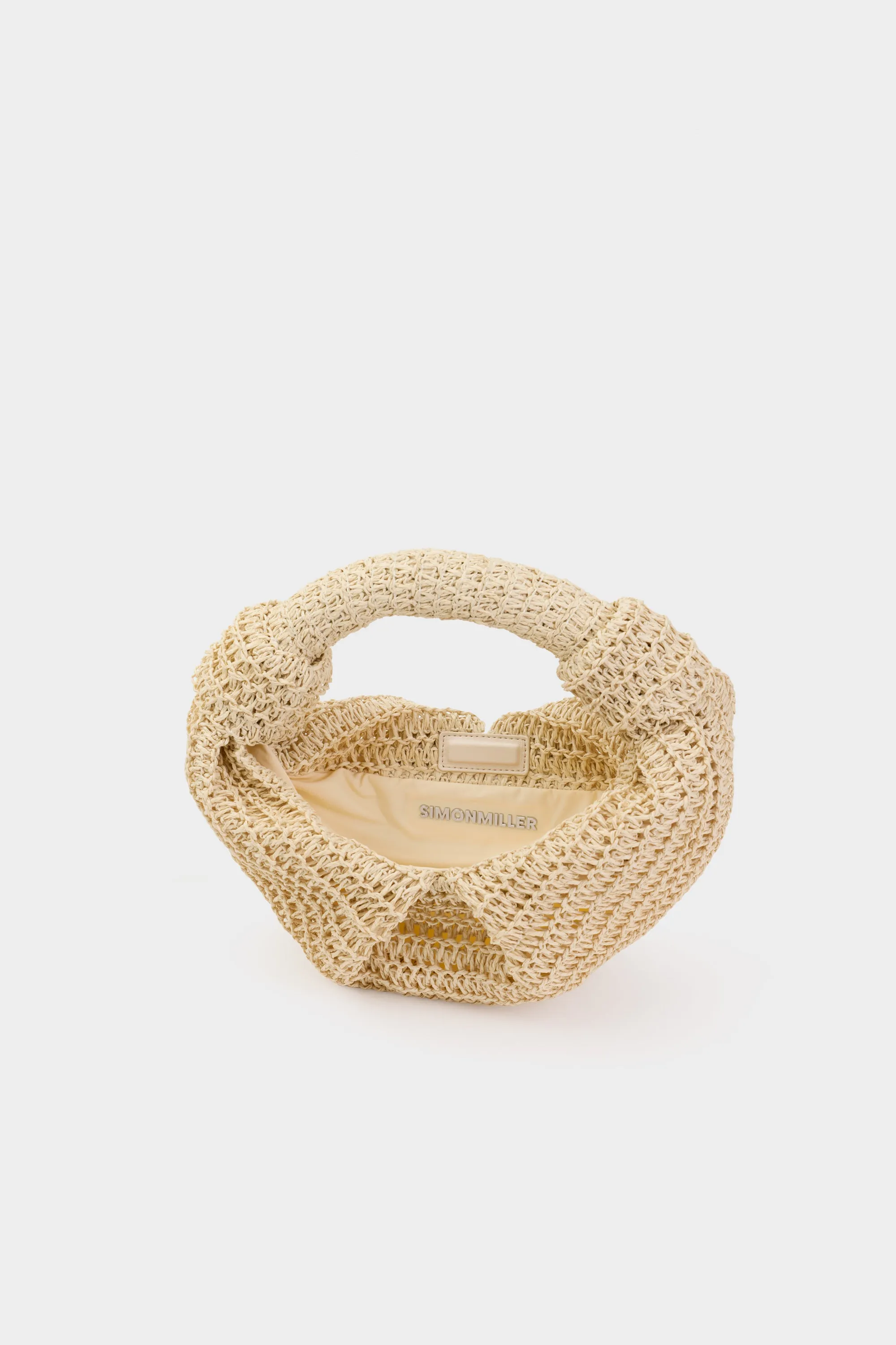 Raffia Lopsy Bag In Ivory sold by Simon Miller product image thumbnail 3