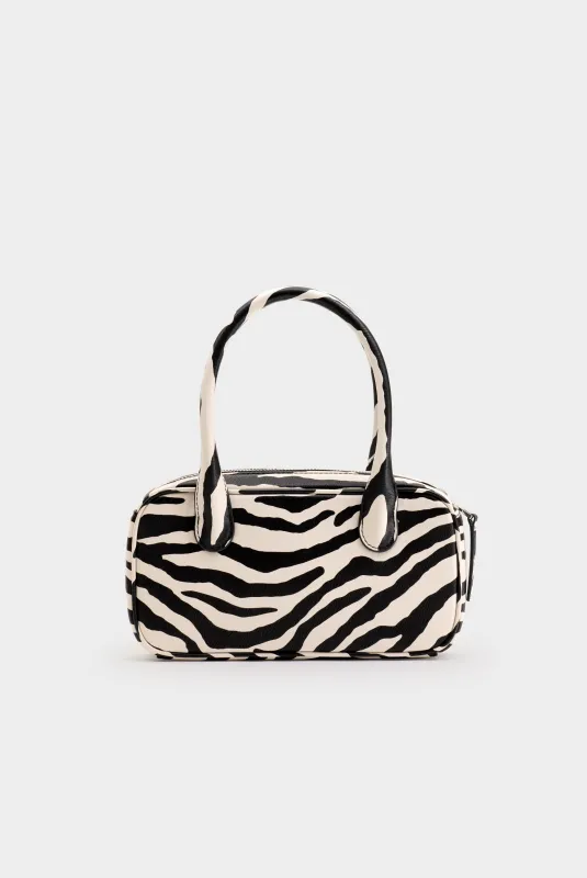 Mini Docta Bag In Zebra Trip sold by Simon Miller