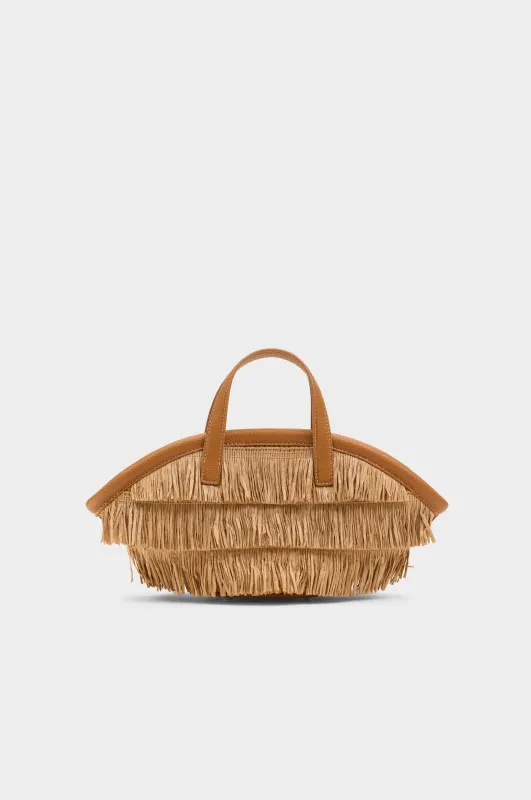 Mini Fringe Mercado Tote In Natural sold by Simon Miller