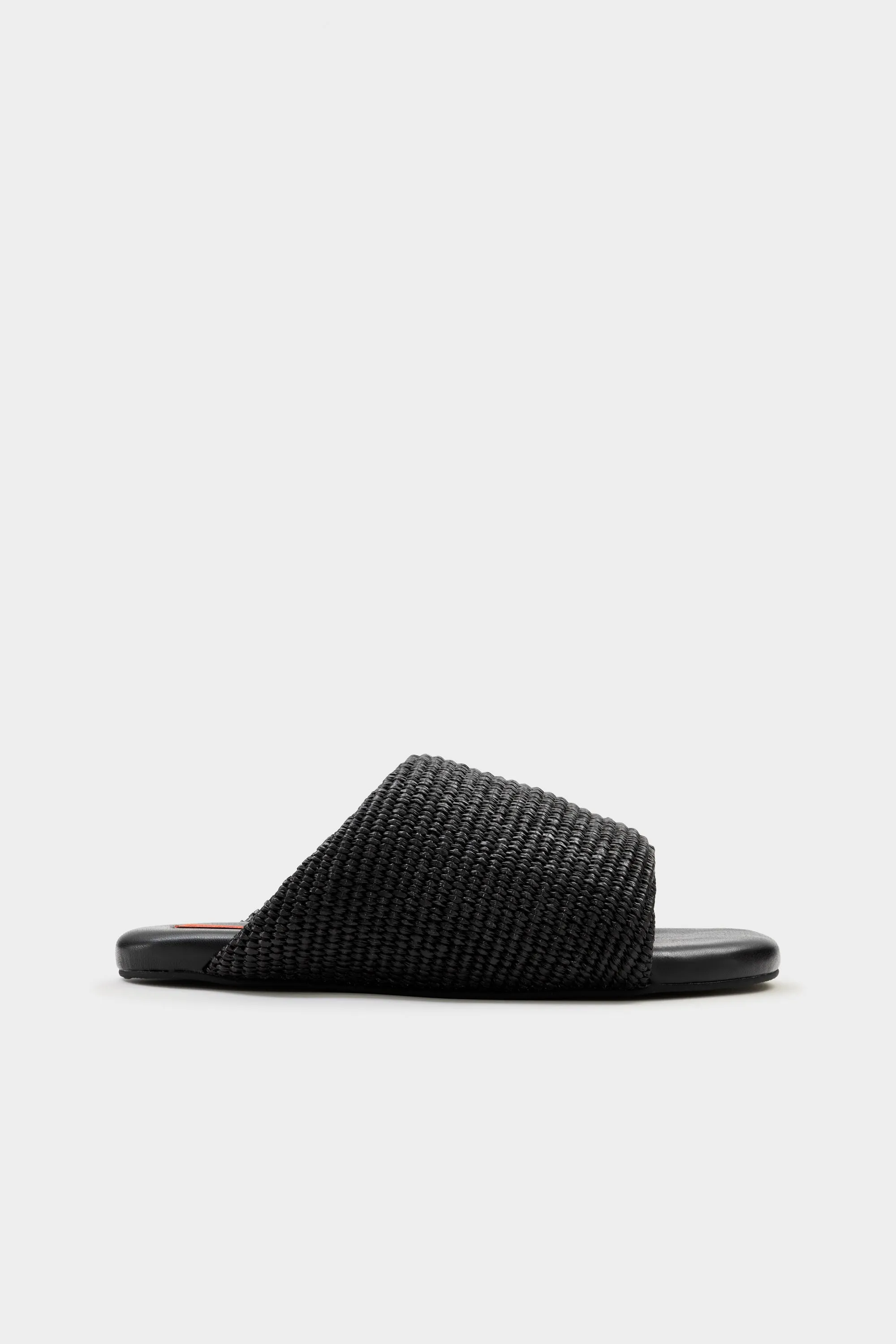Raffia Bubble Slide In Black sold by Simon Miller