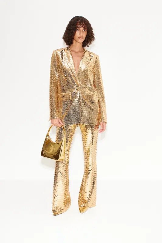 Sequin Robo Pant in Star Gold sold by Simon Miller