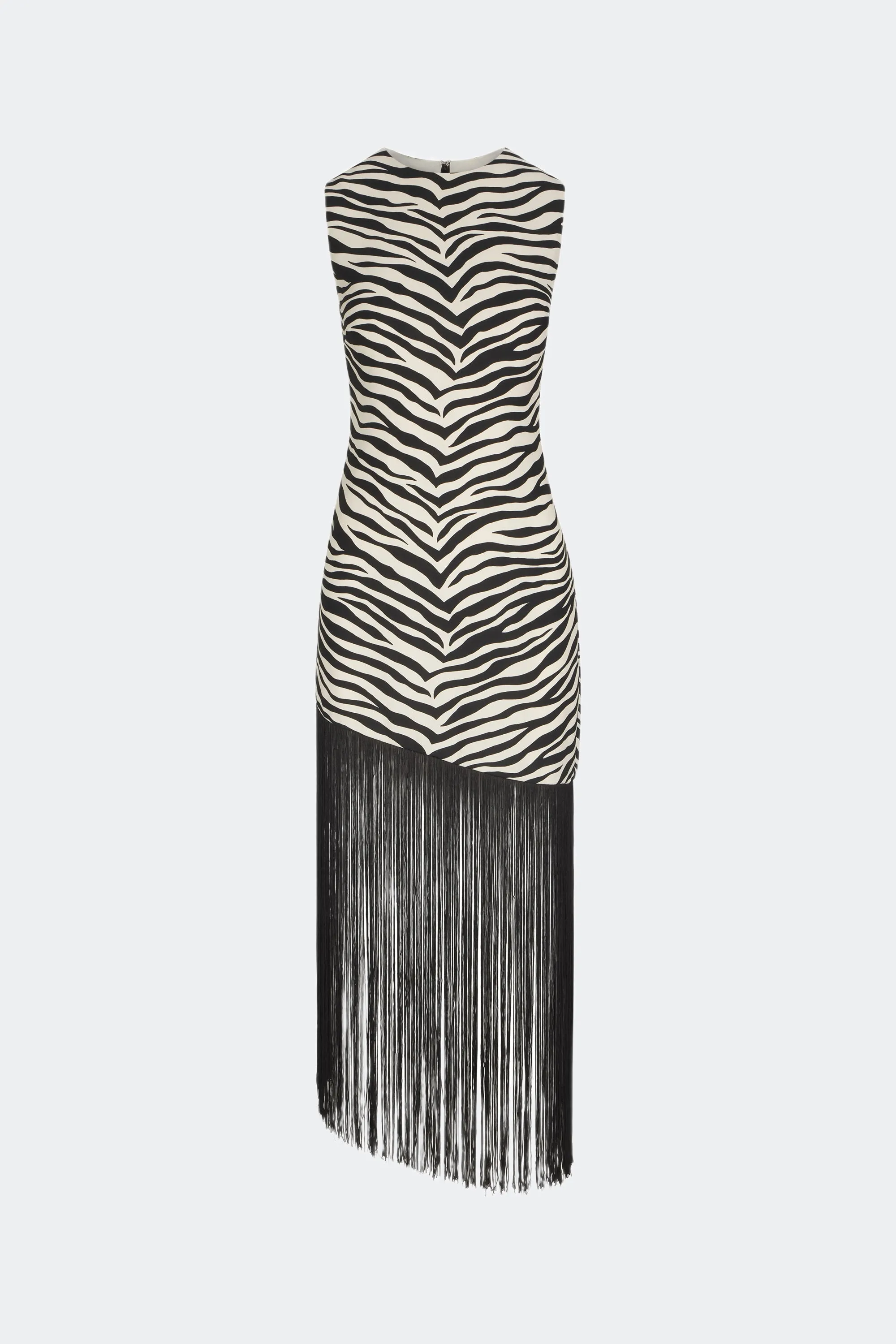 Casablanca Fringe Dress in Zebra Print sold by Simon Miller product image thumbnail 2