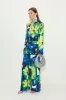 Lennox Crepe Jacket in Large Abstract Floral sold by Simon Miller