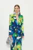 Lennox Crepe Jacket in Large Abstract Floral sold by Simon Miller