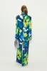 Lennox Crepe Jacket in Large Abstract Floral sold by Simon Miller