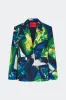 Lennox Crepe Jacket in Large Abstract Floral sold by Simon Miller