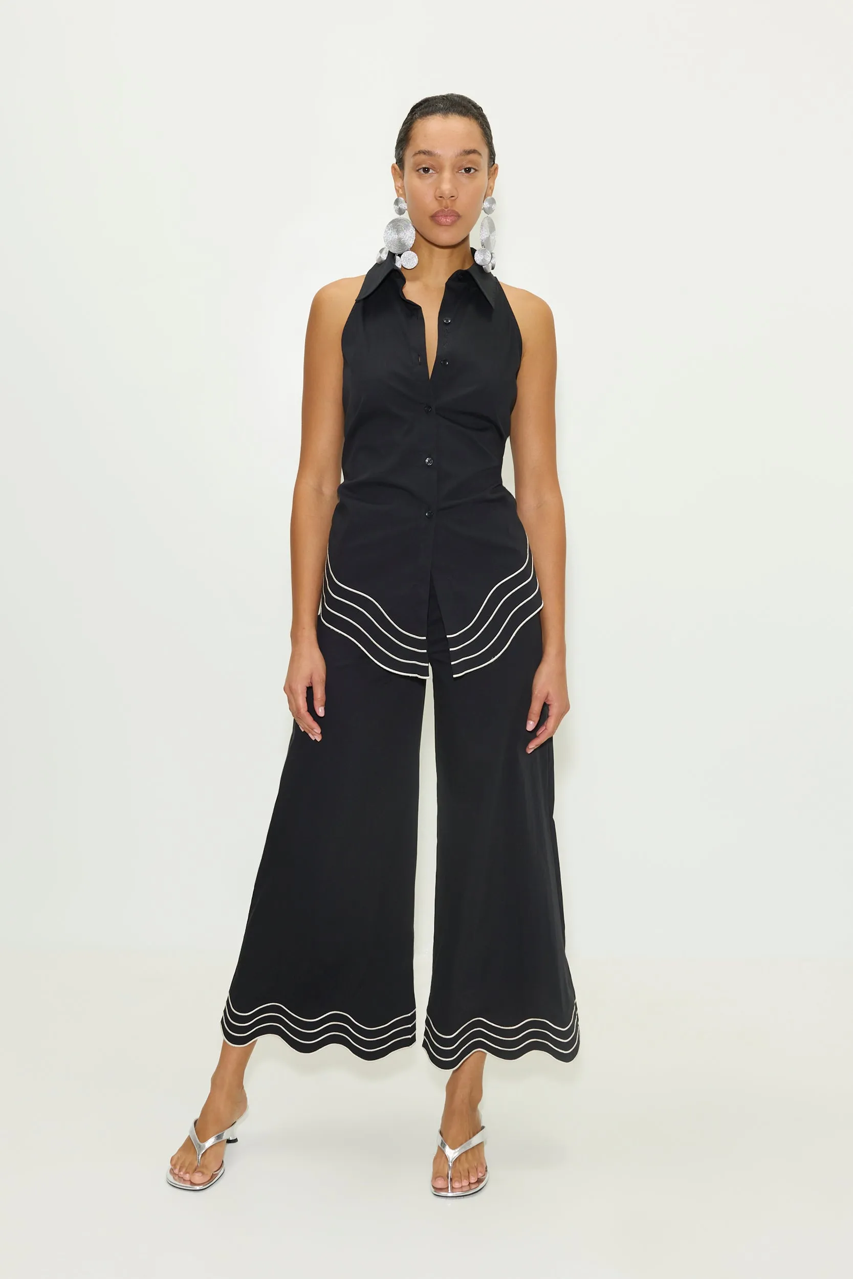 Wavy Sleeveless Loch in Black sold by Simon Miller product image thumbnail 4