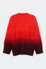 Leith Ombre Sweater In Coral Ombre sold by Simon Miller