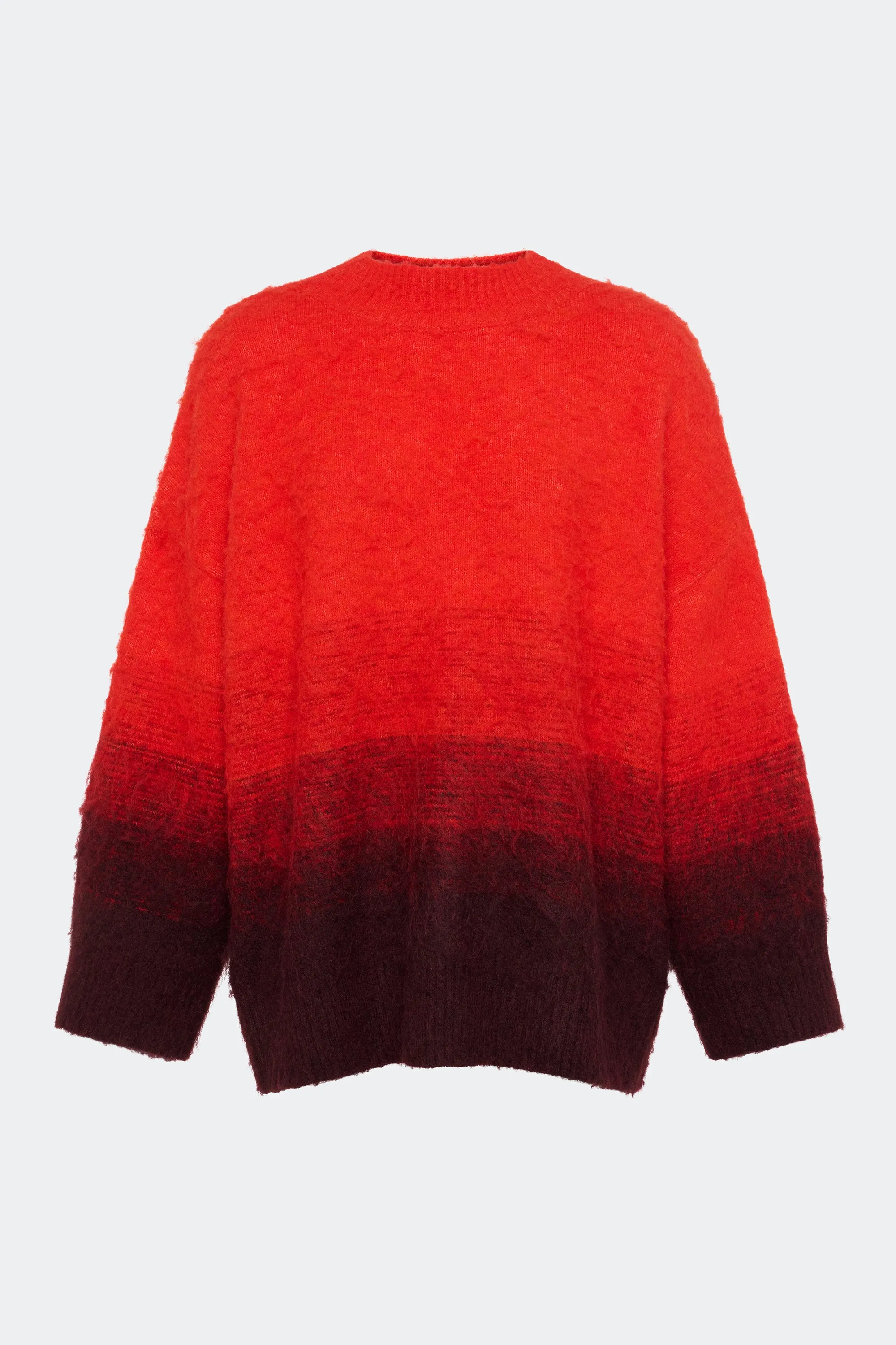 Leith Ombre Sweater In Coral Ombre sold by Simon Miller