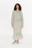 Brink Tinsel Knit Skirt In Satellite Silver sold by Simon Miller