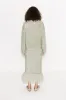 Brink Tinsel Knit Skirt In Satellite Silver sold by Simon Miller