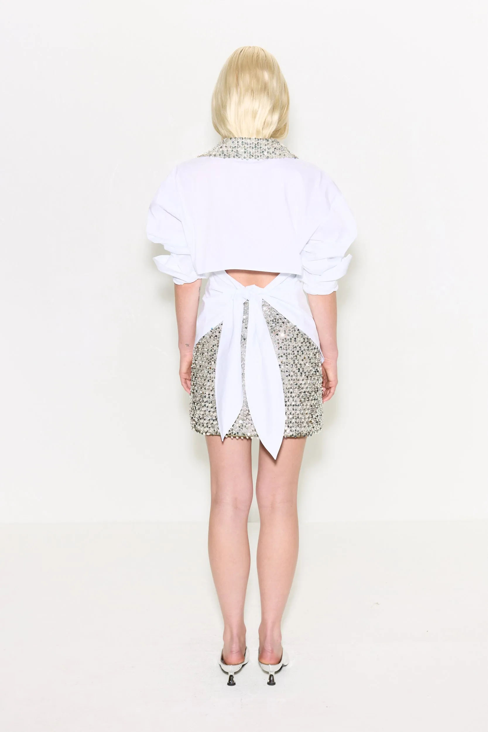 Loch Embellished Button Up In Macadamia sold by Simon Miller product image thumbnail 4