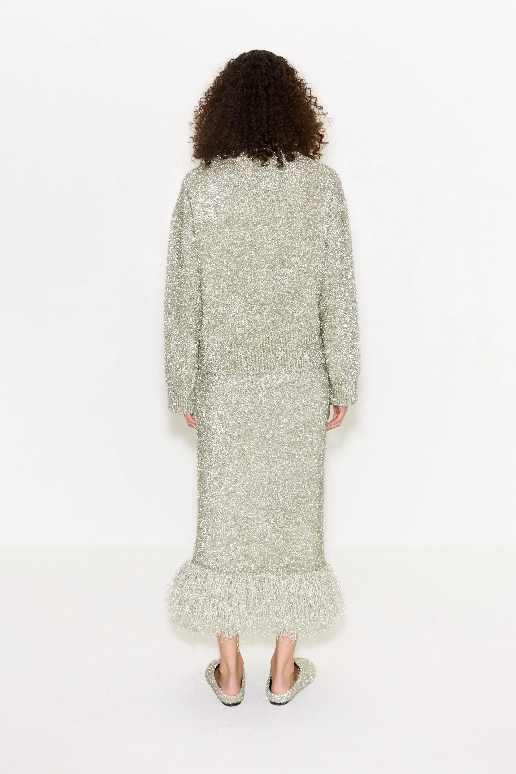 Cher Wool Sweater In Satellite Silver sold by Simon Miller product image thumbnail 4