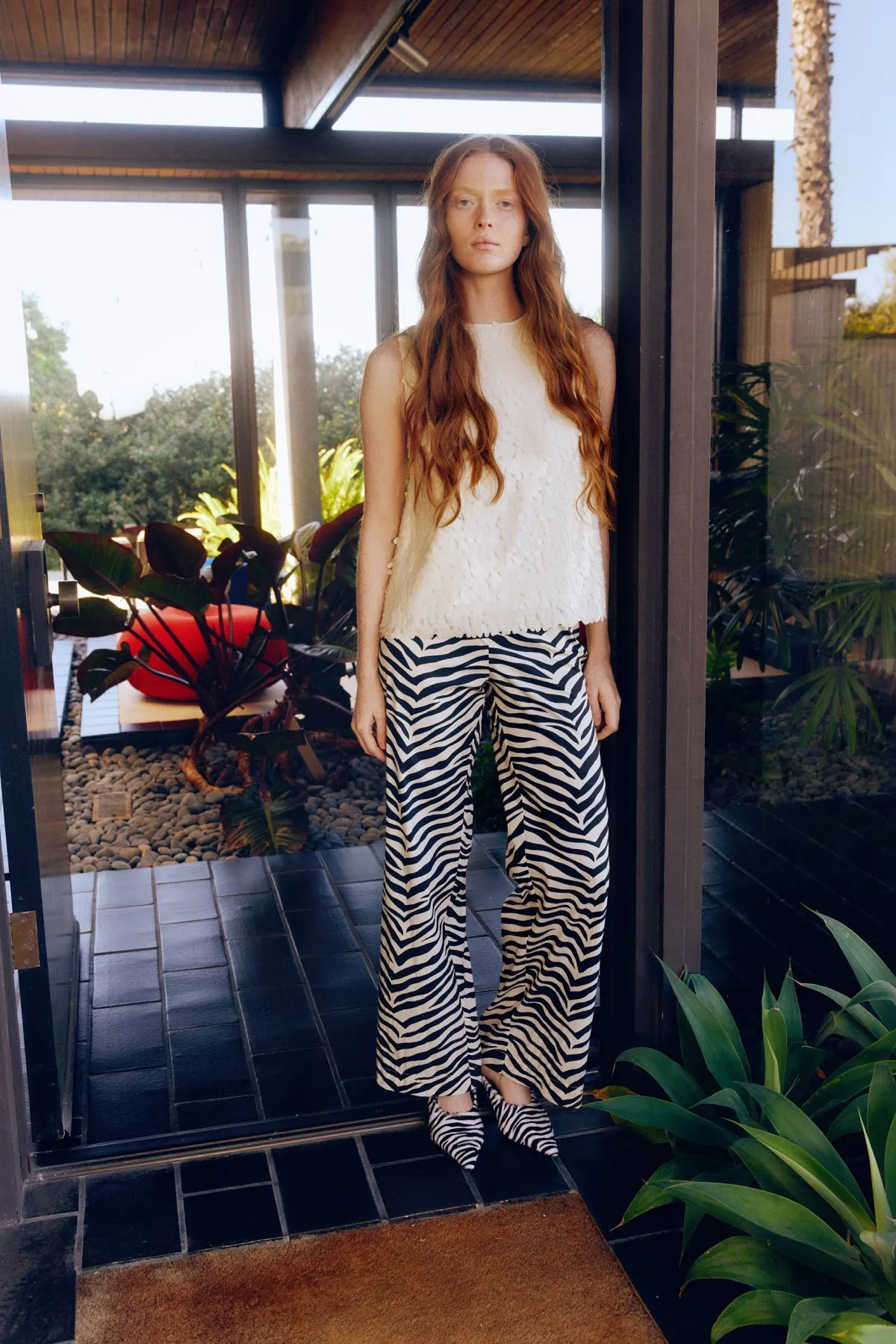Shirley Sequin Top In Bone sold by Simon Miller product image thumbnail 4