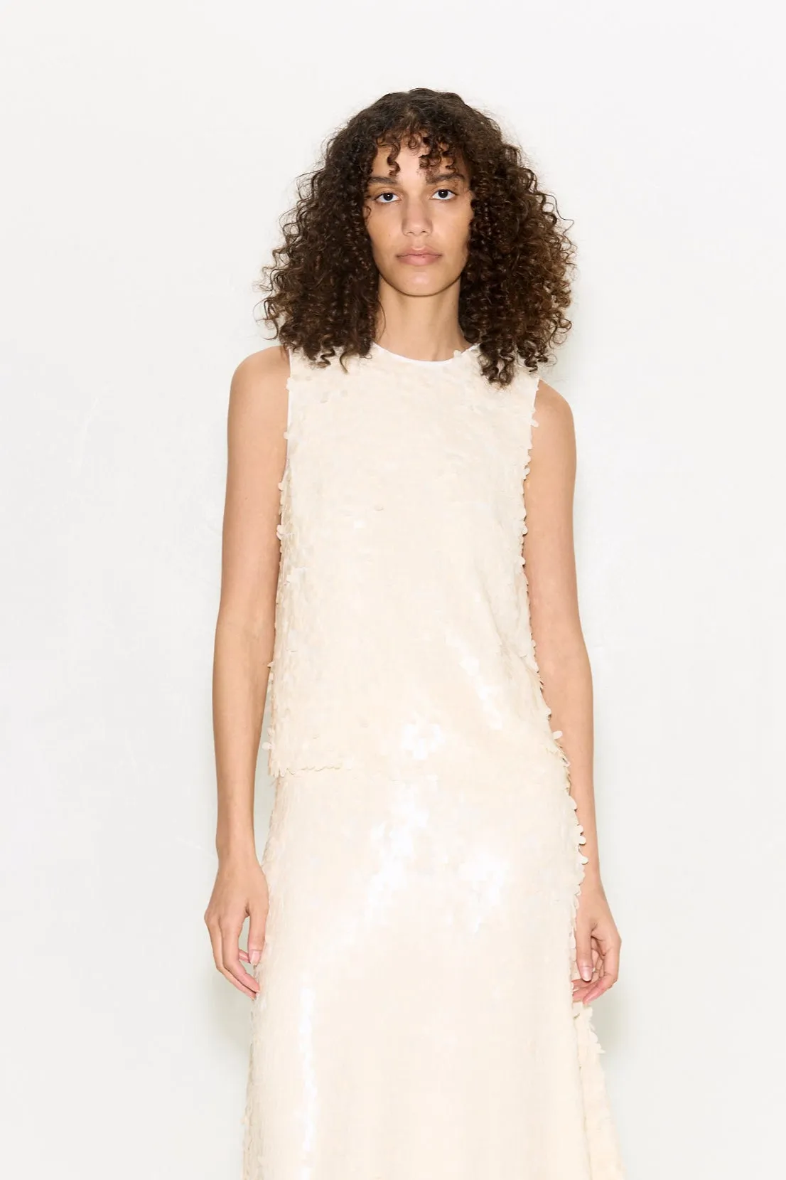 Shirley Sequin Top In Bone sold by Simon Miller product image thumbnail 2