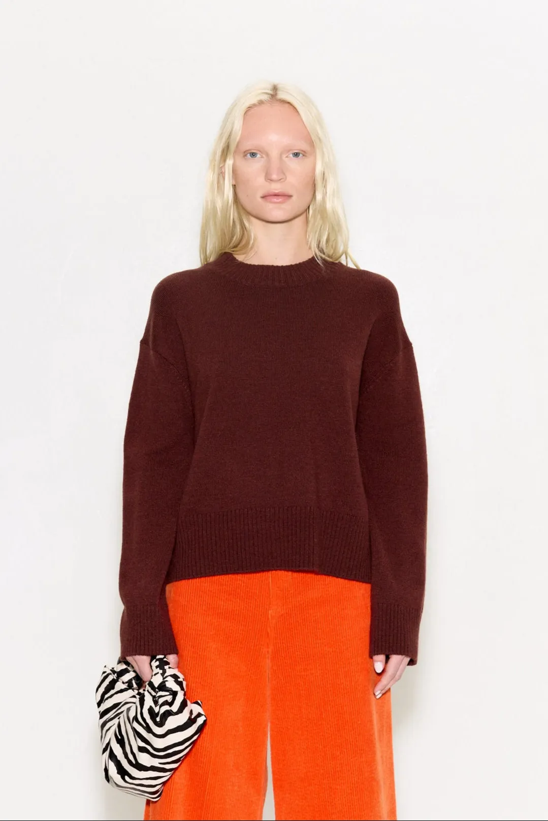 Cher Wool Sweater In Choco Brown sold by Simon Miller product image thumbnail 2