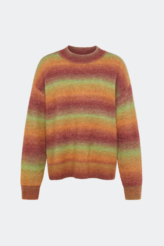 Calder Knit Sweater In Autumn Ombre sold by Simon Miller