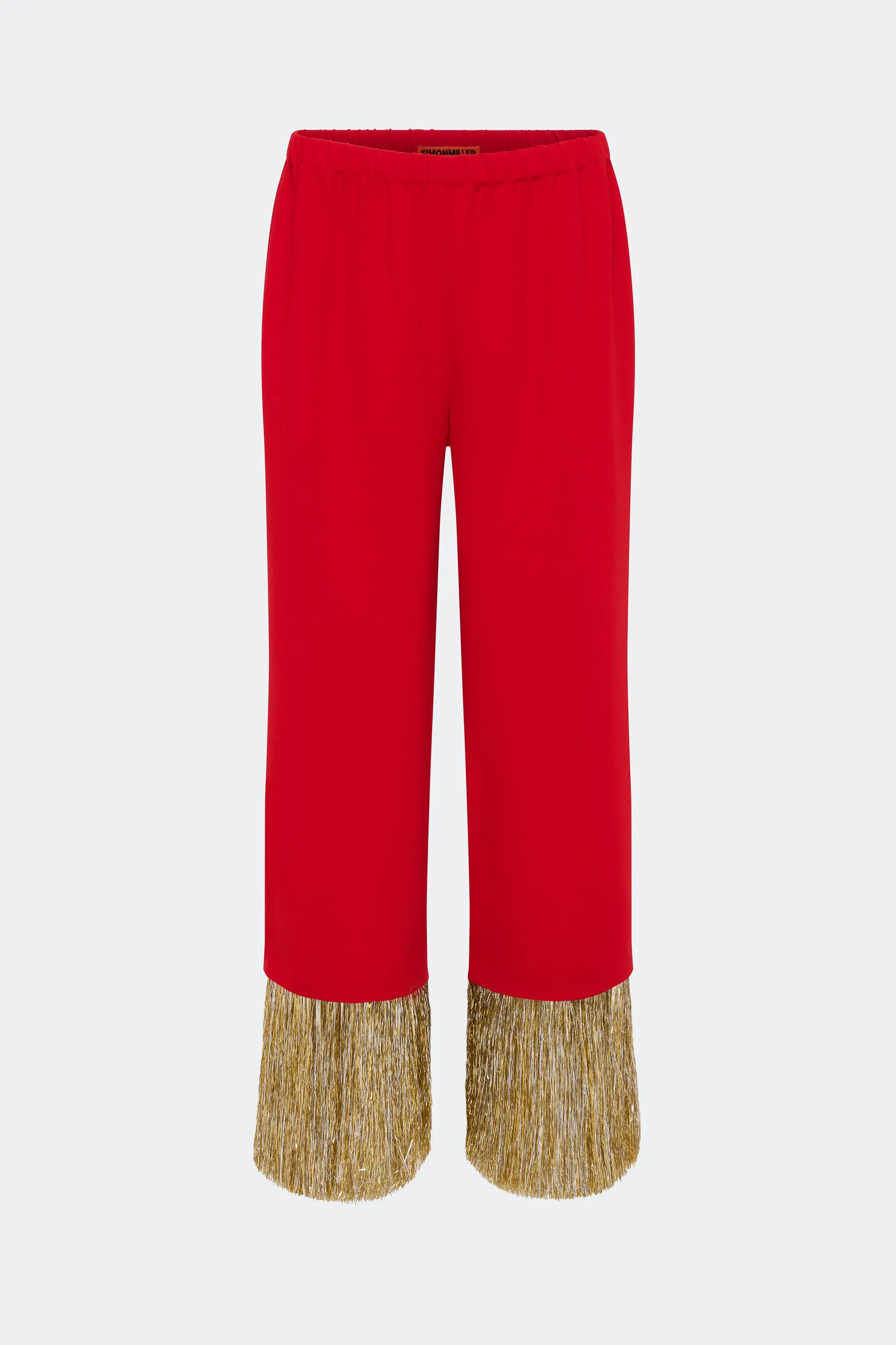 Nella Fringe Pant In Lucky Red sold by Simon Miller product image thumbnail 2