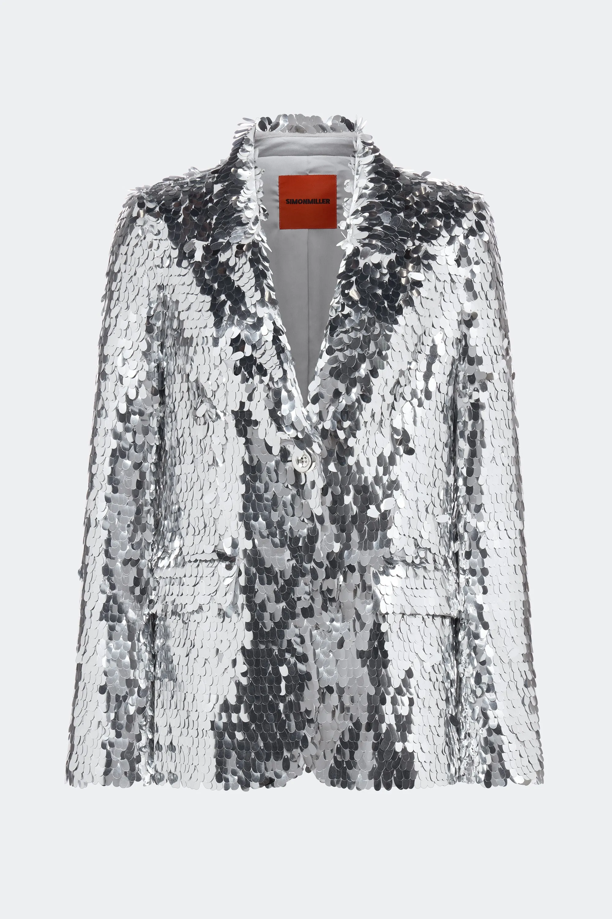 Leon Sequin Blazer In Satellite Silver sold by Simon Miller product image thumbnail 2