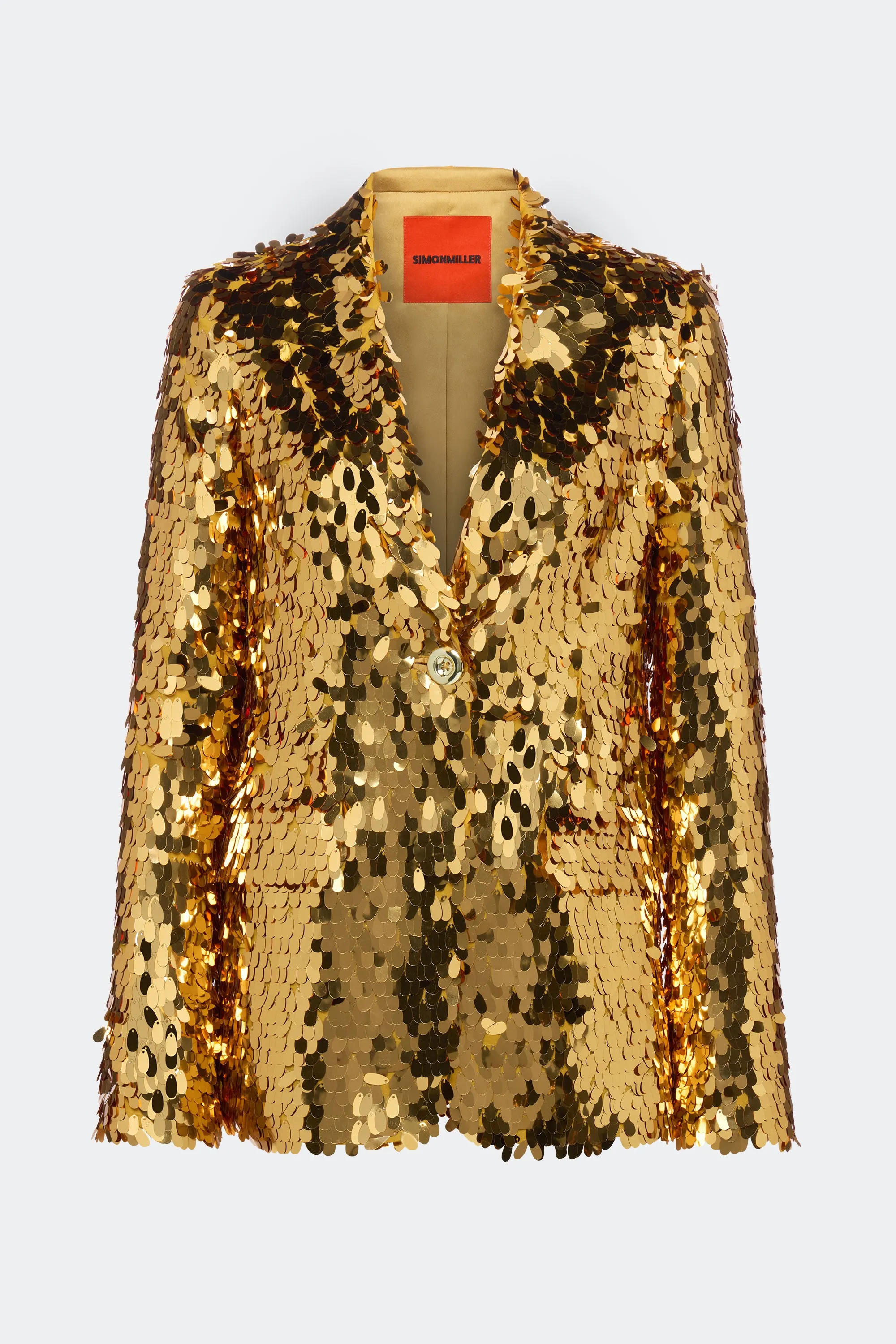 Leon Sequin Blazer In Star Gold sold by Simon Miller