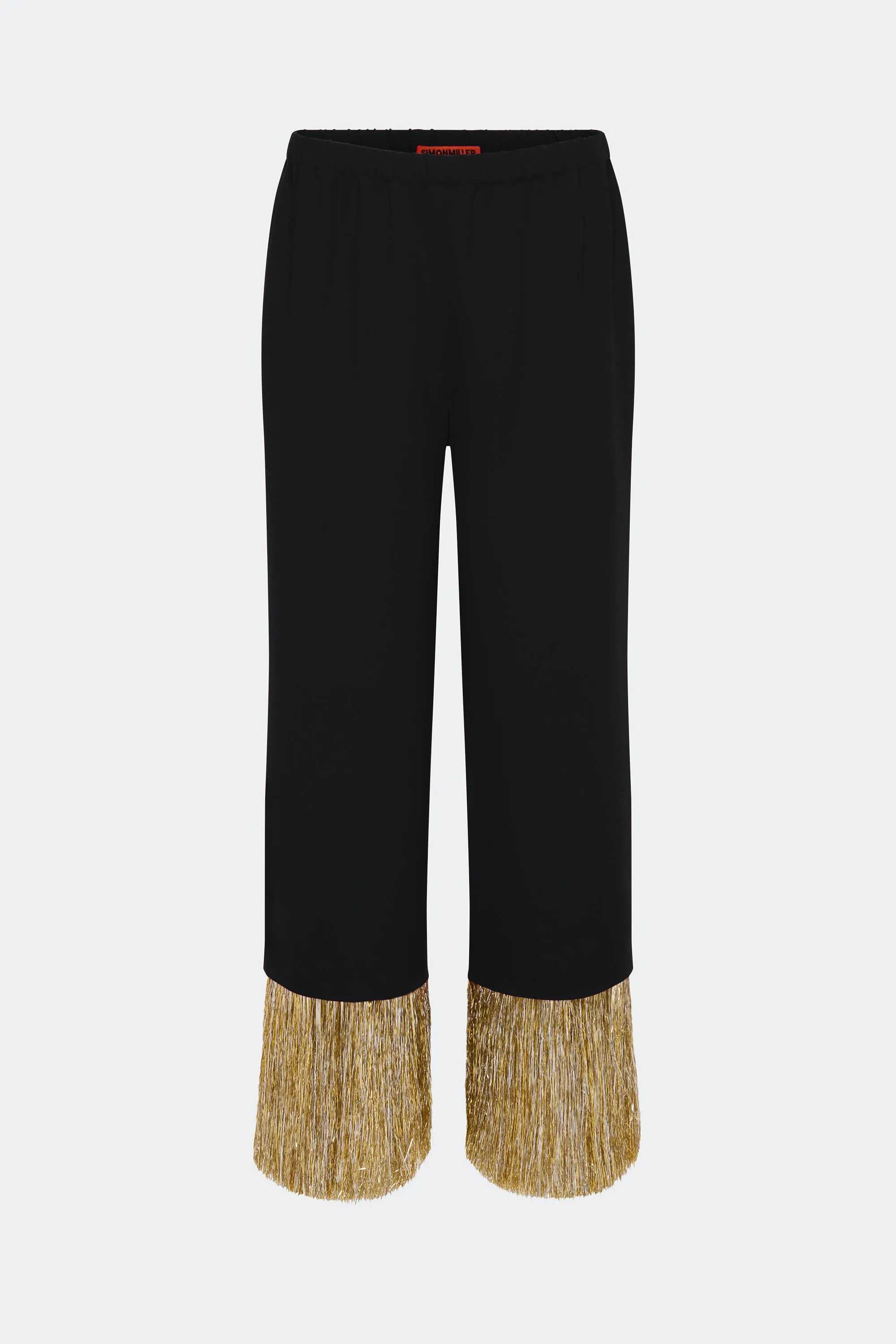 Nella Fringe Pant In Black sold by Simon Miller