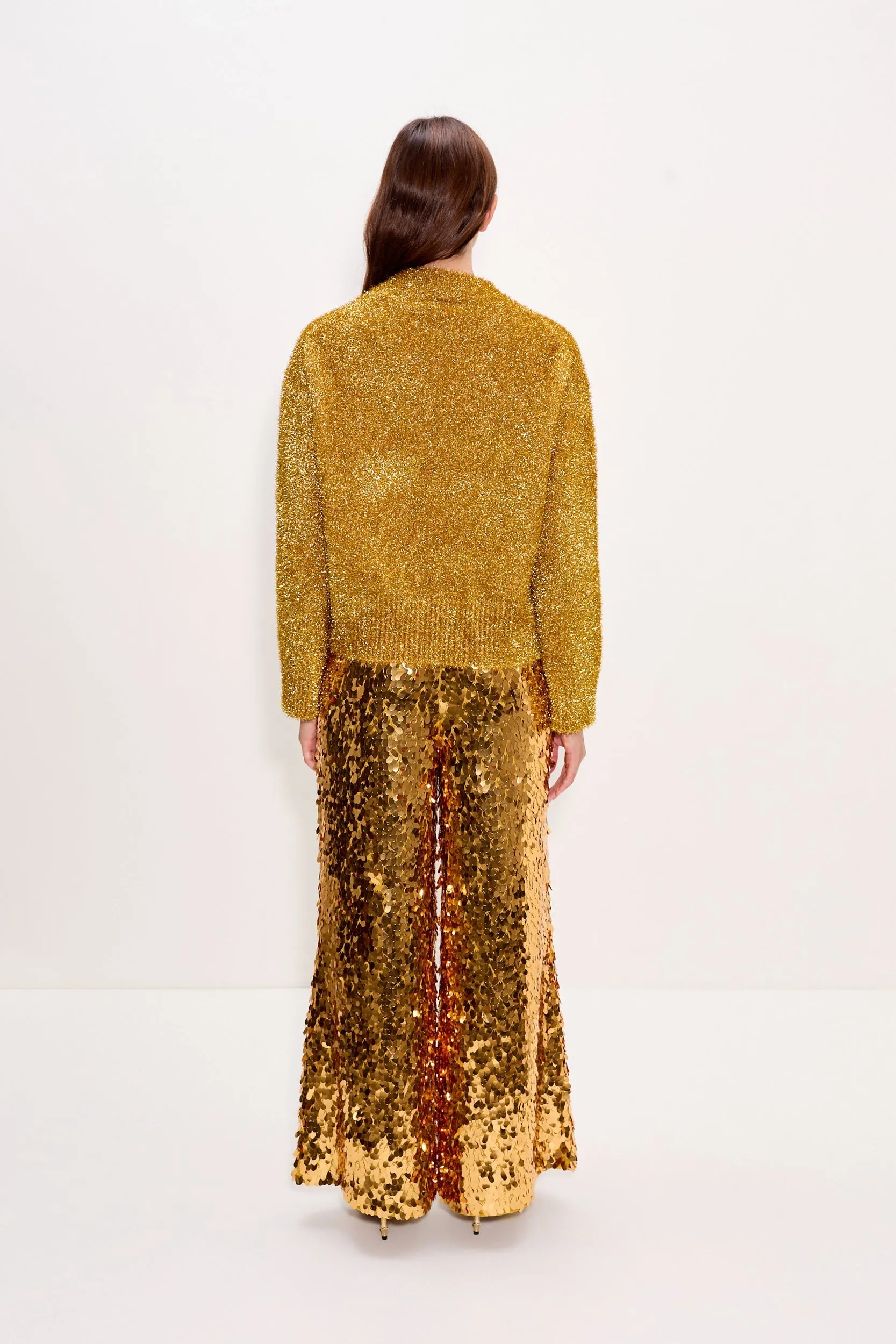 Cher Tinsel Sweater In Star Gold sold by Simon Miller product image thumbnail 4
