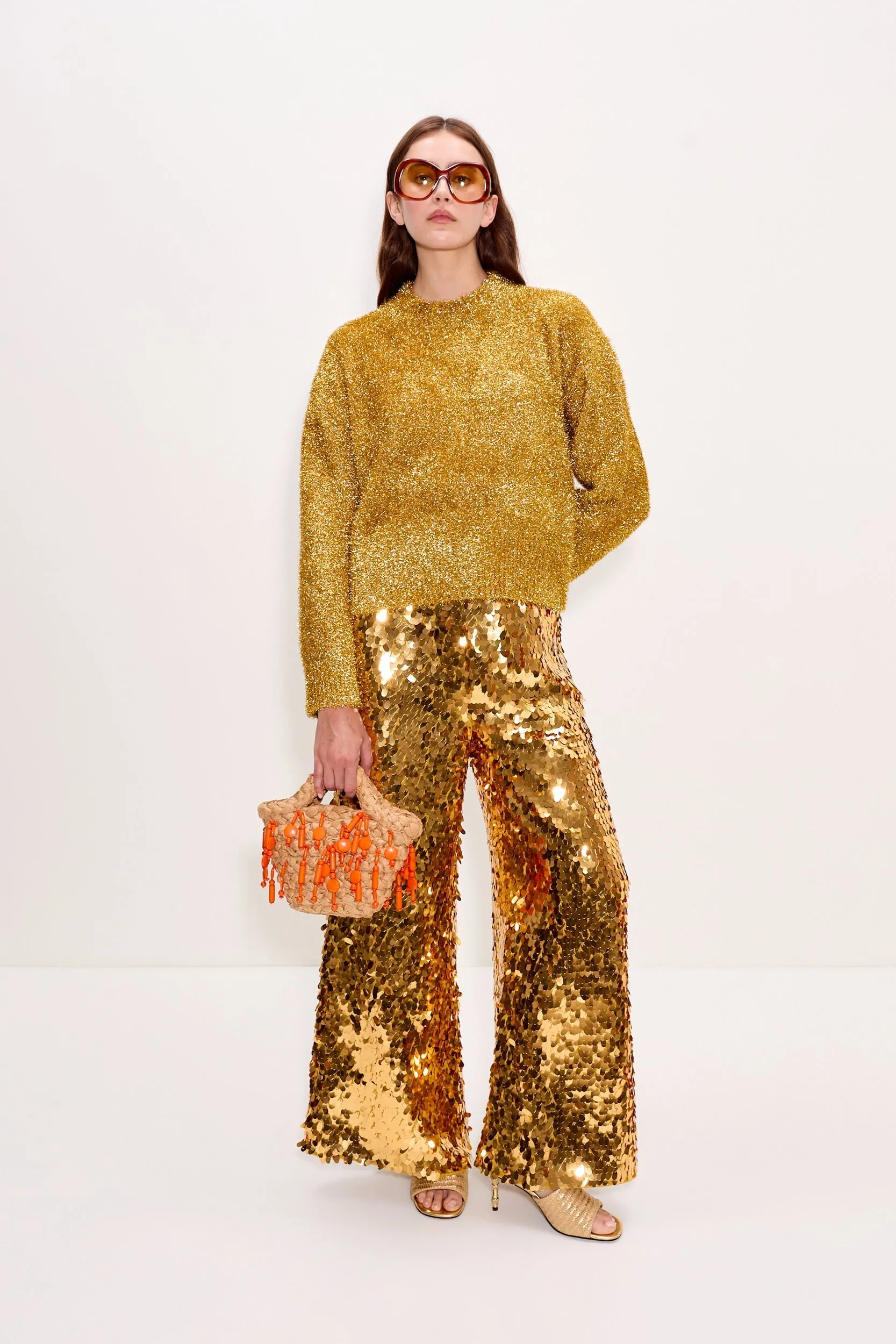 Cher Tinsel Sweater In Star Gold sold by Simon Miller product image thumbnail 2