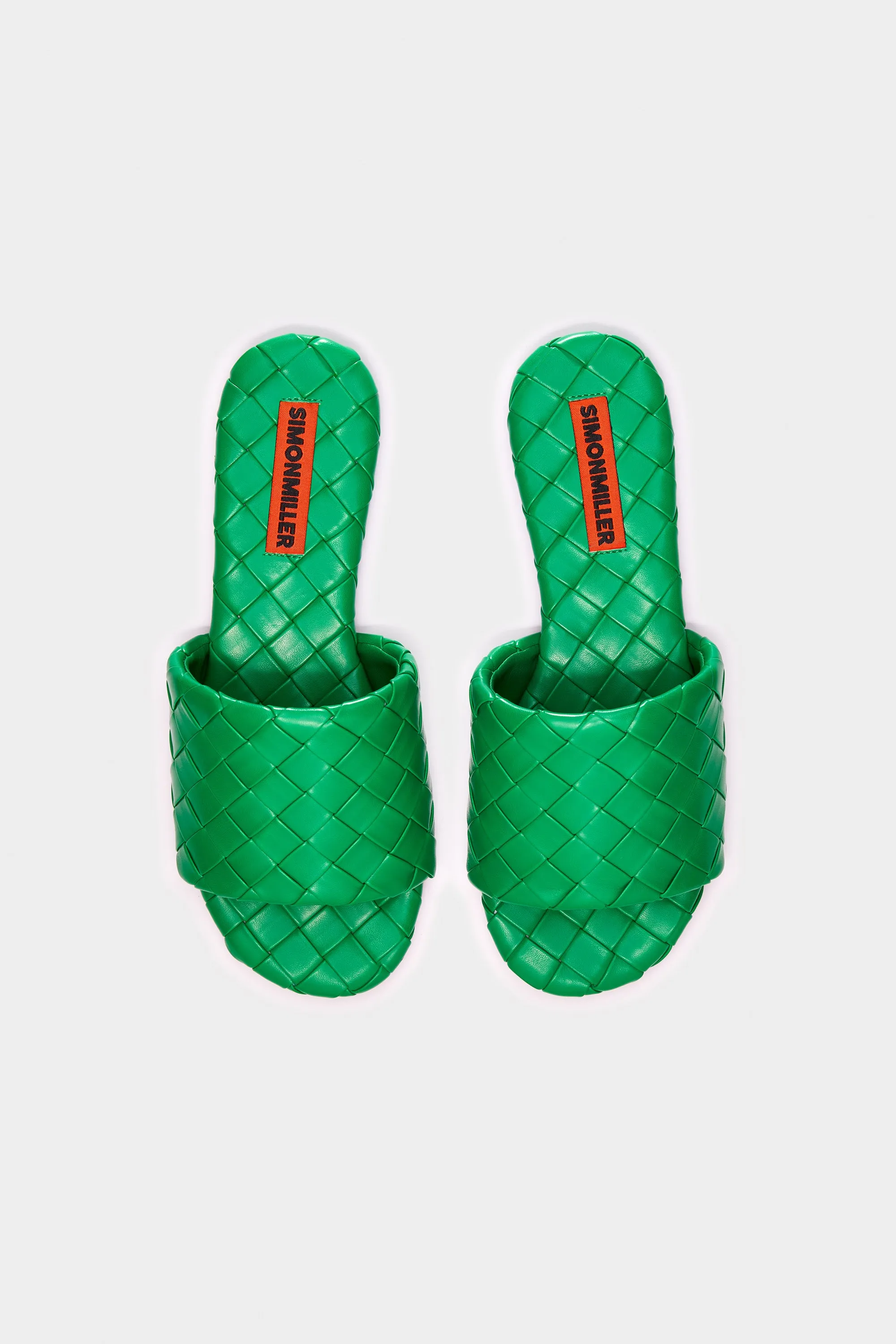 Woven Salerno Sandal In Gummy Green sold by Simon Miller product image thumbnail 2