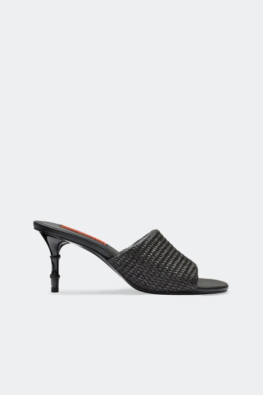 Playa Bamboo Heel in Black sold by Simon Miller
