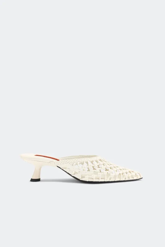 Knotted Gala Mule in Macadamia made by Simon Miller