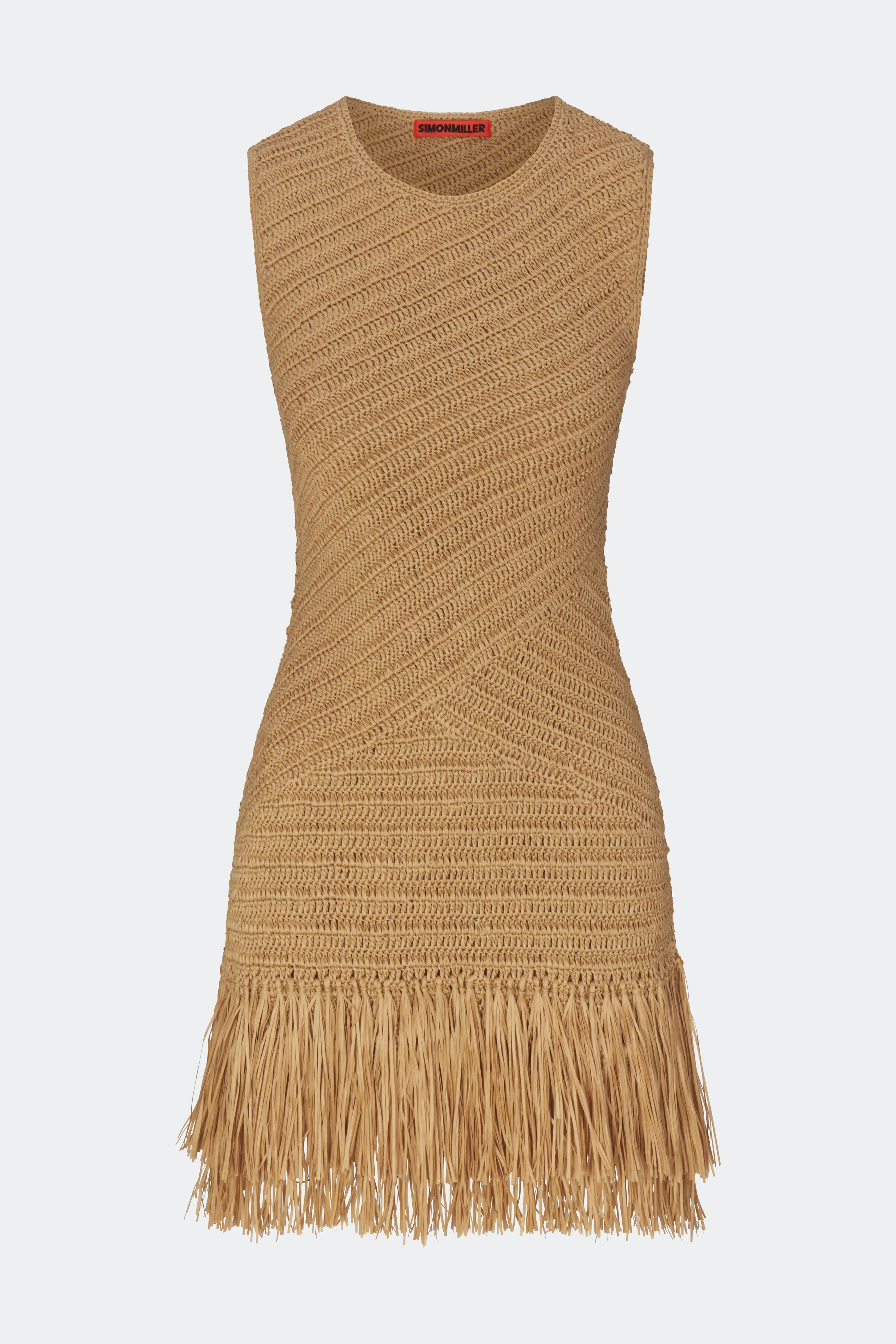 Mira Crochet Mini Dress in Natural sold by Simon Miller product image thumbnail 5