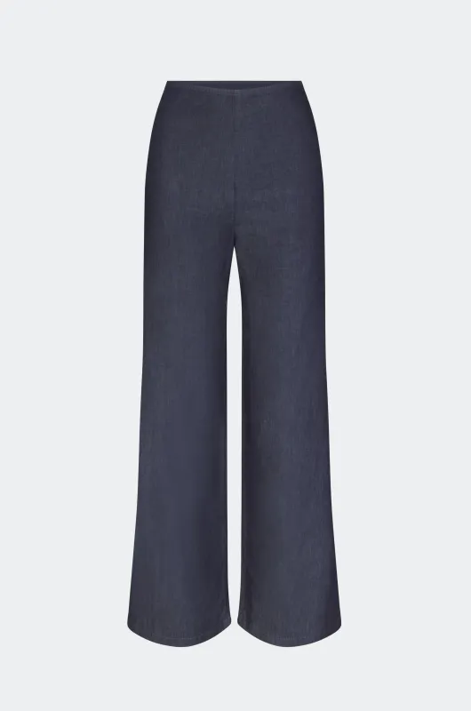 Pia Chambray Pant in Indigo made by Simon Miller