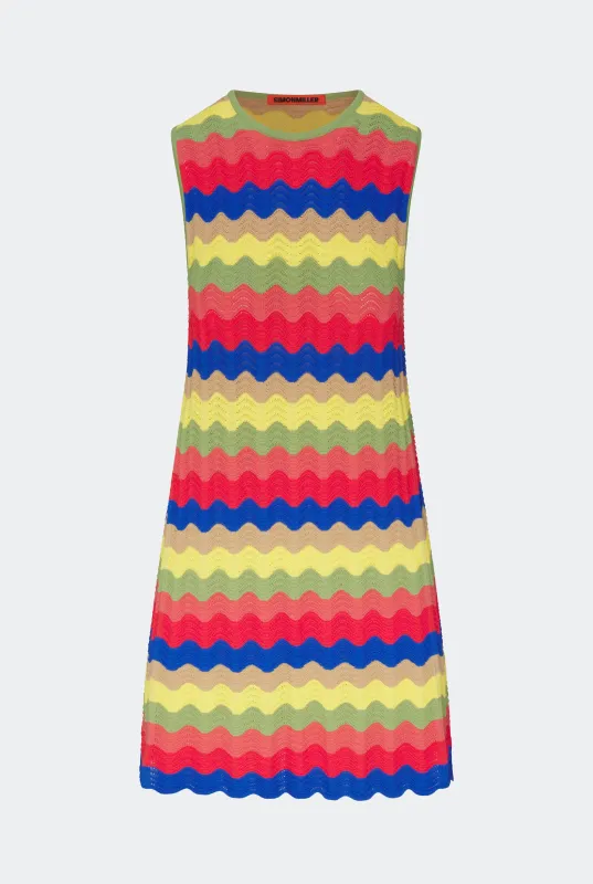 Moji Wave Mini Dress in Tropical Wave sold by Simon Miller