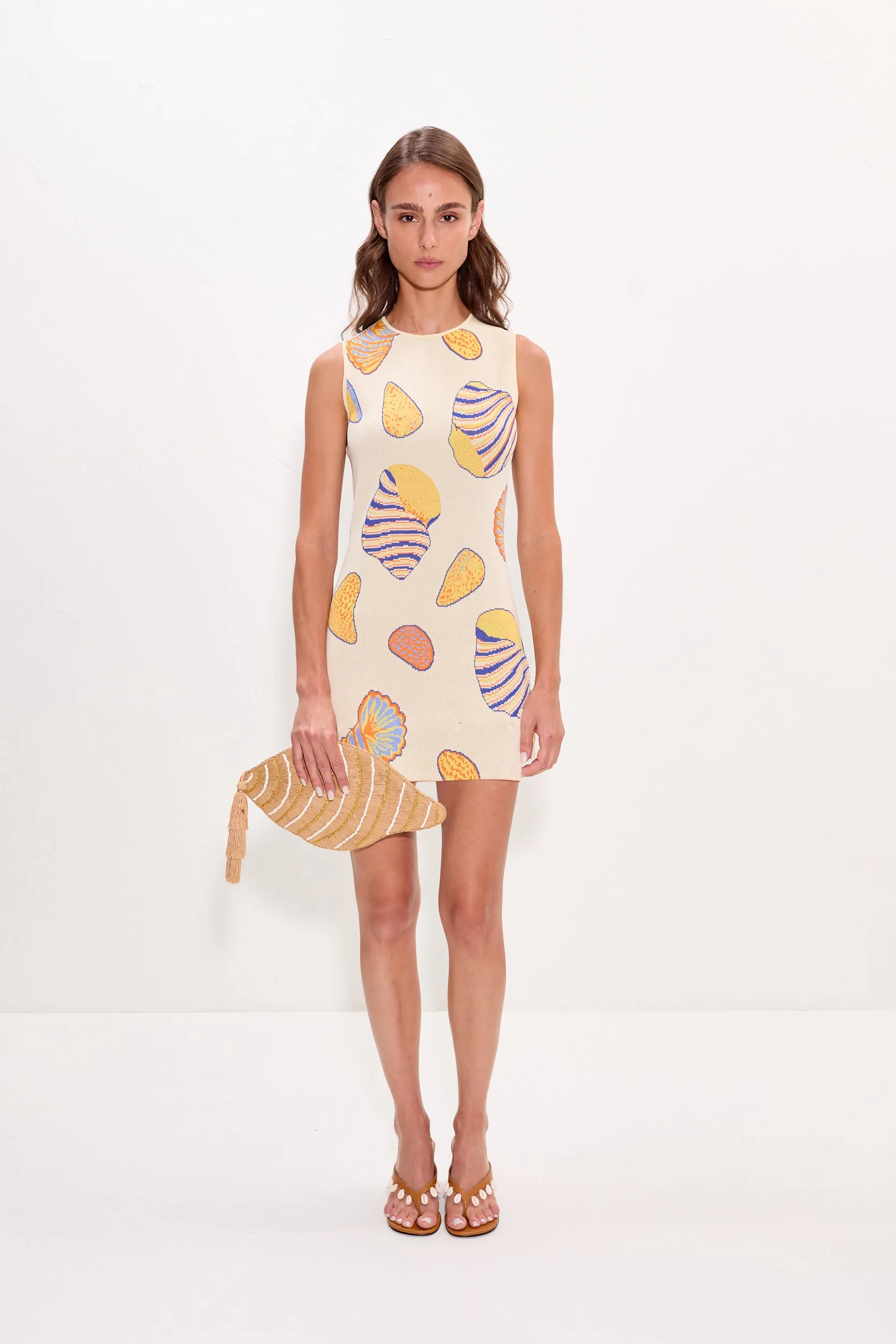 Axon Sleeveless Mini Dress in Vibrant Shell sold by Simon Miller product image thumbnail 2