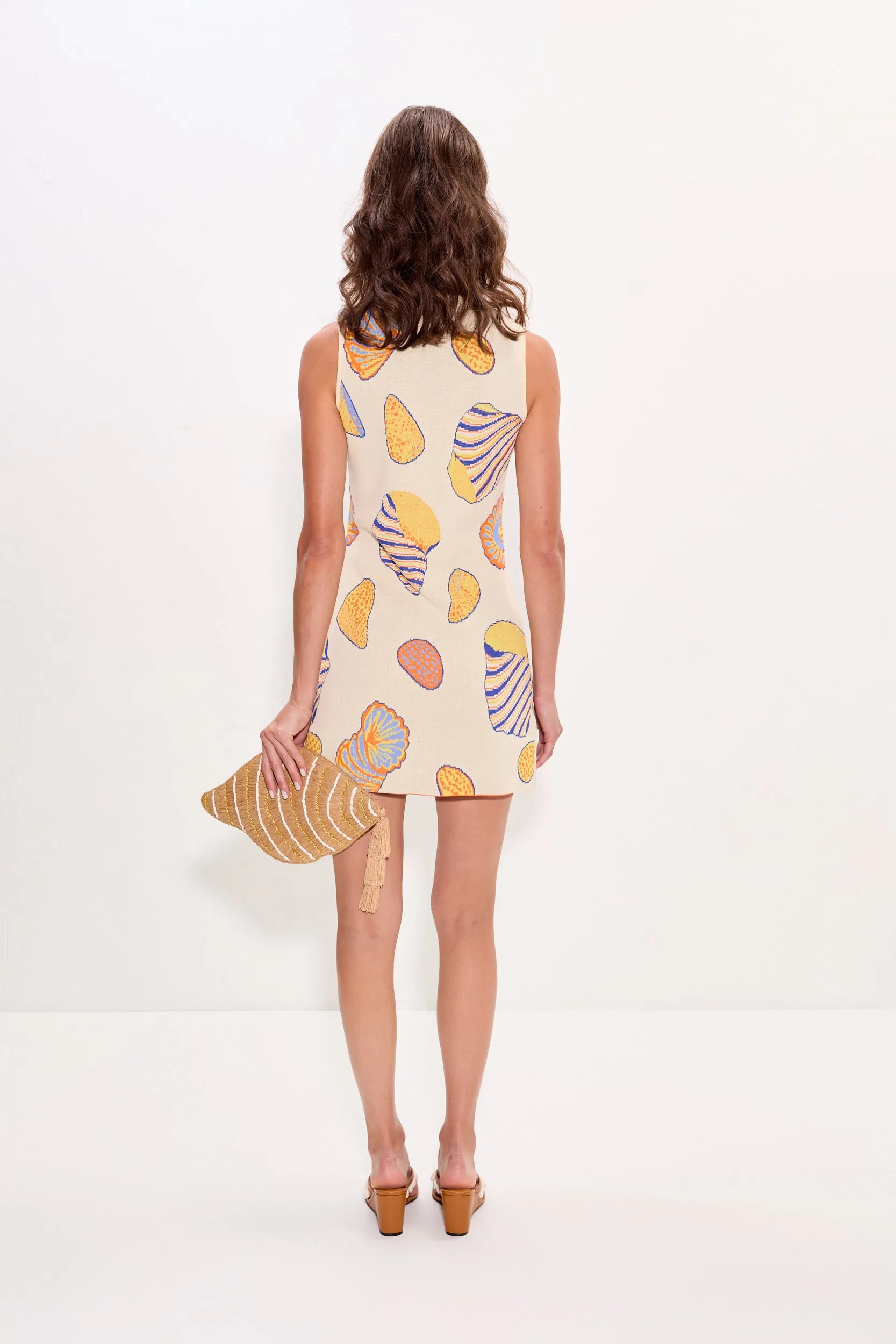 Axon Sleeveless Mini Dress in Vibrant Shell sold by Simon Miller product image thumbnail 5