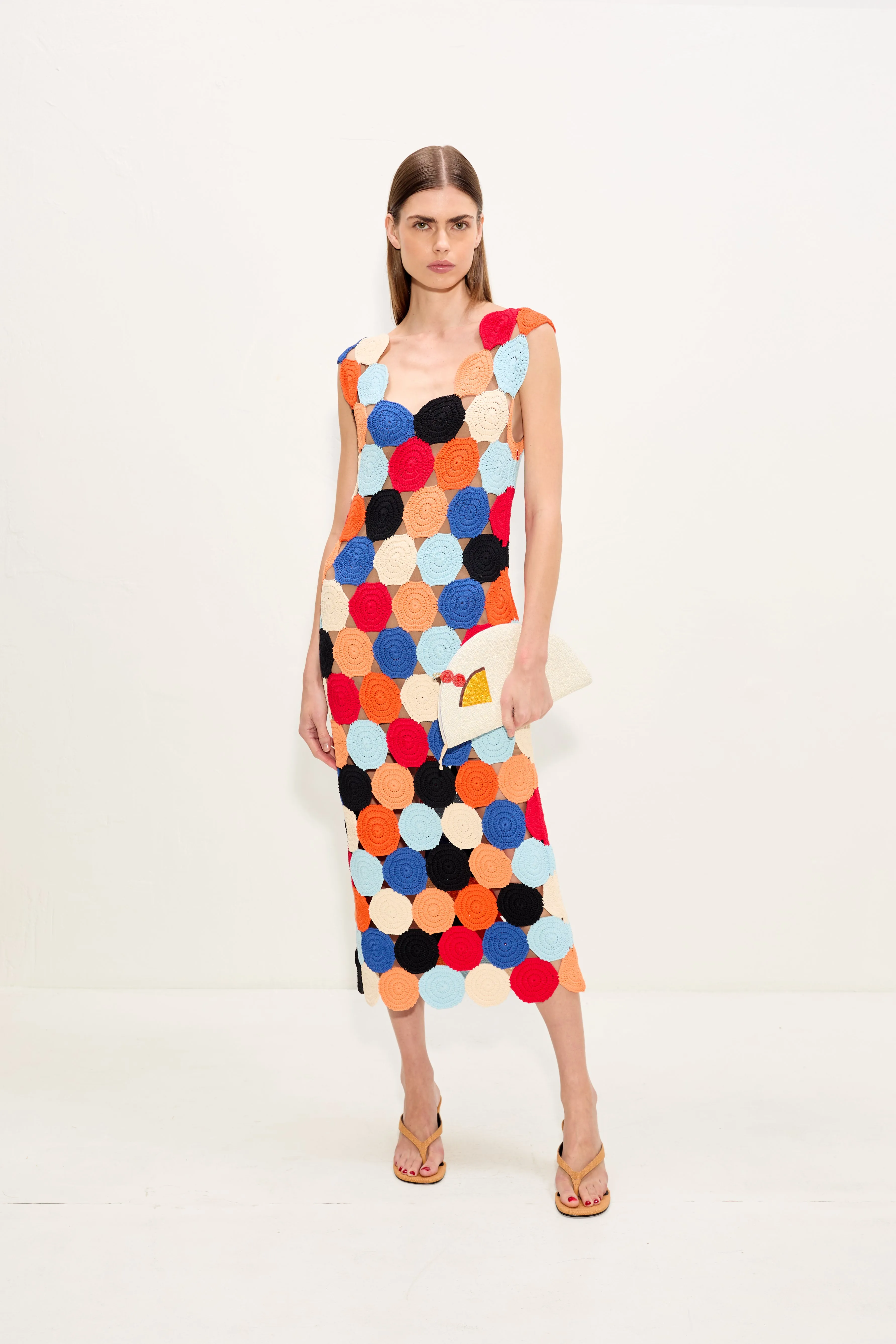 Muro Crochet Dress In Confetti sold by Simon Miller product image thumbnail 2
