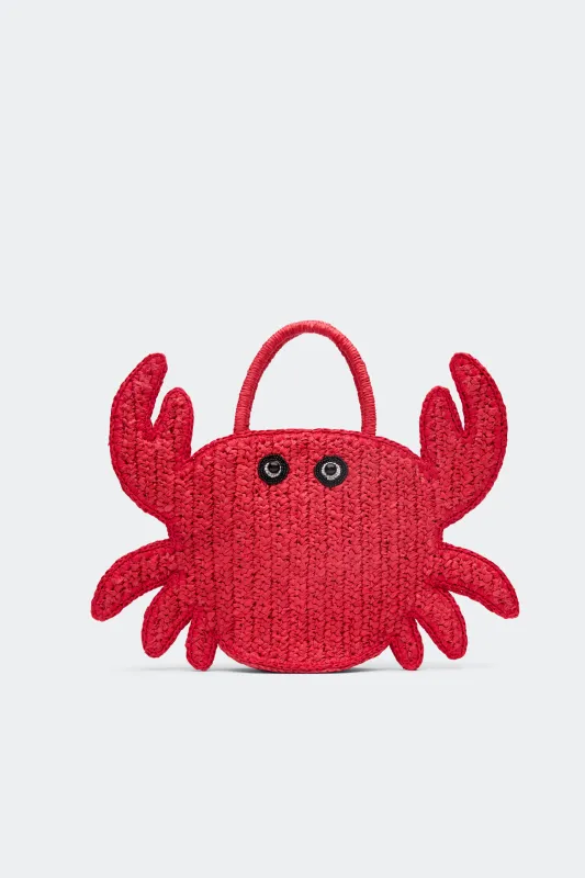 Crab Bag In Lucky Red made by Simon Miller
